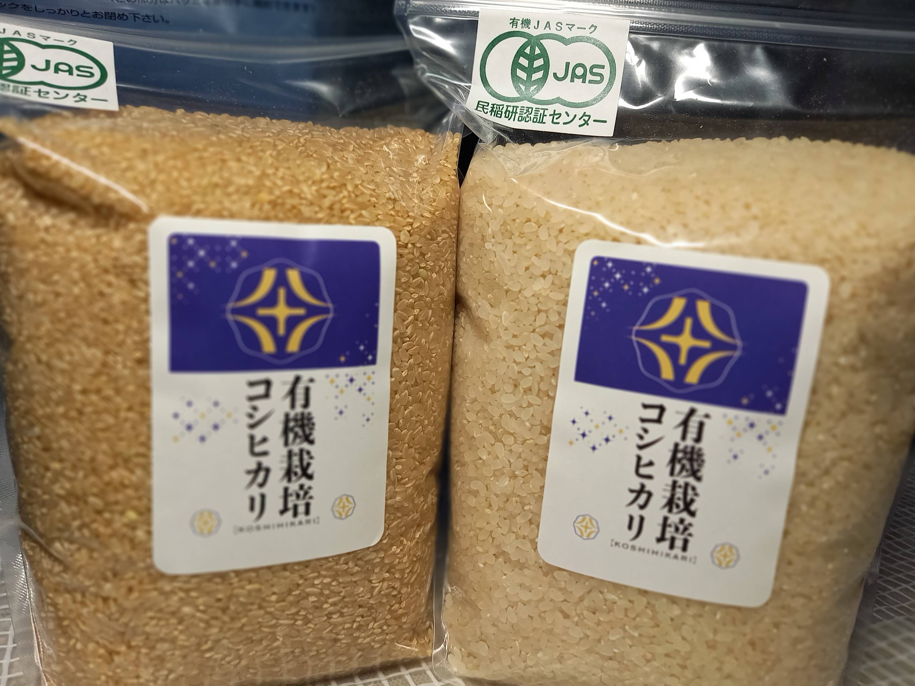 新米 農薬無し純こしひかり25㎏ 玄米 - 米