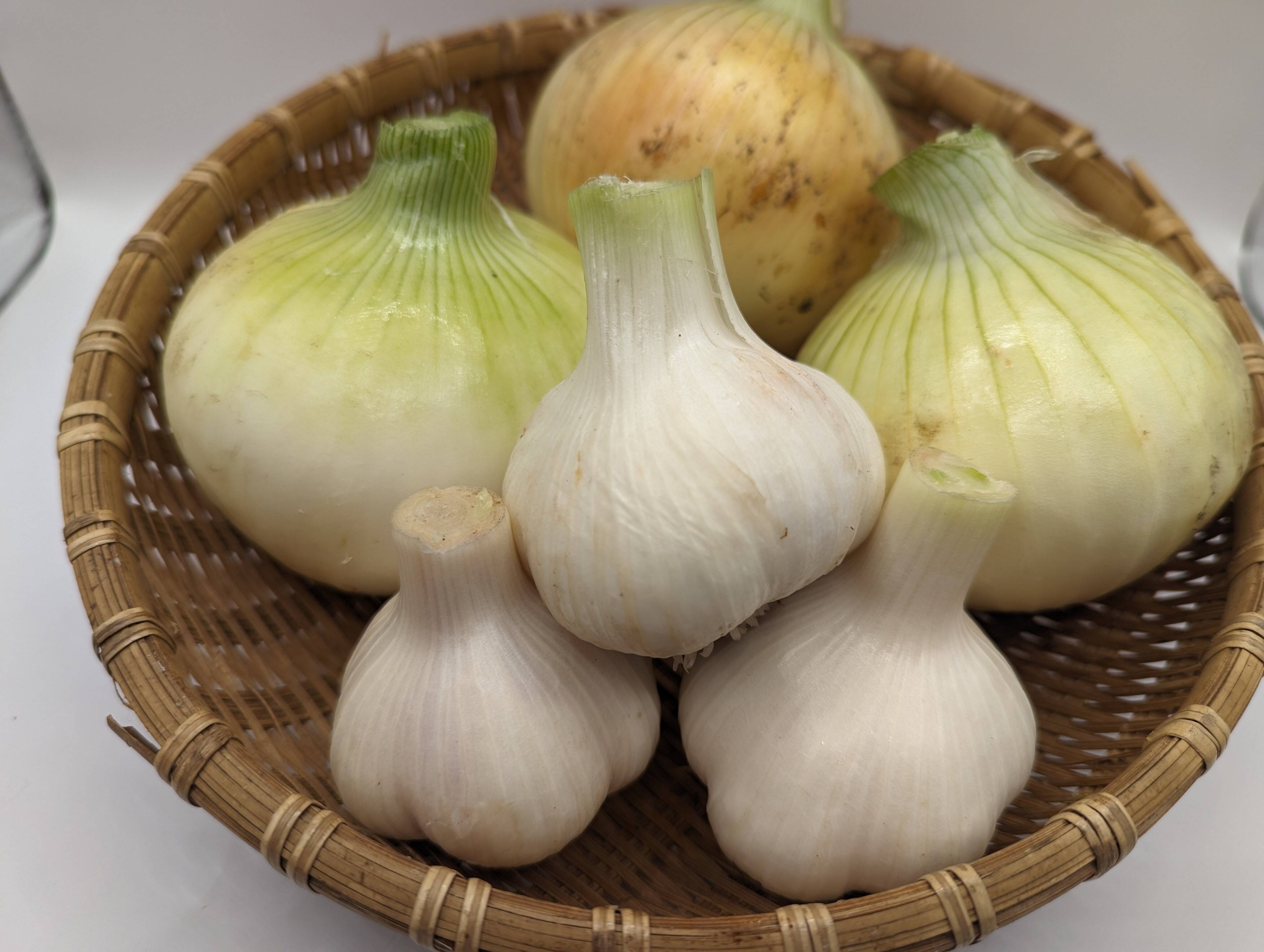 農薬化学肥料不使用】今が旬の朝採り新玉ねぎ1kg＆新にんにく250gの