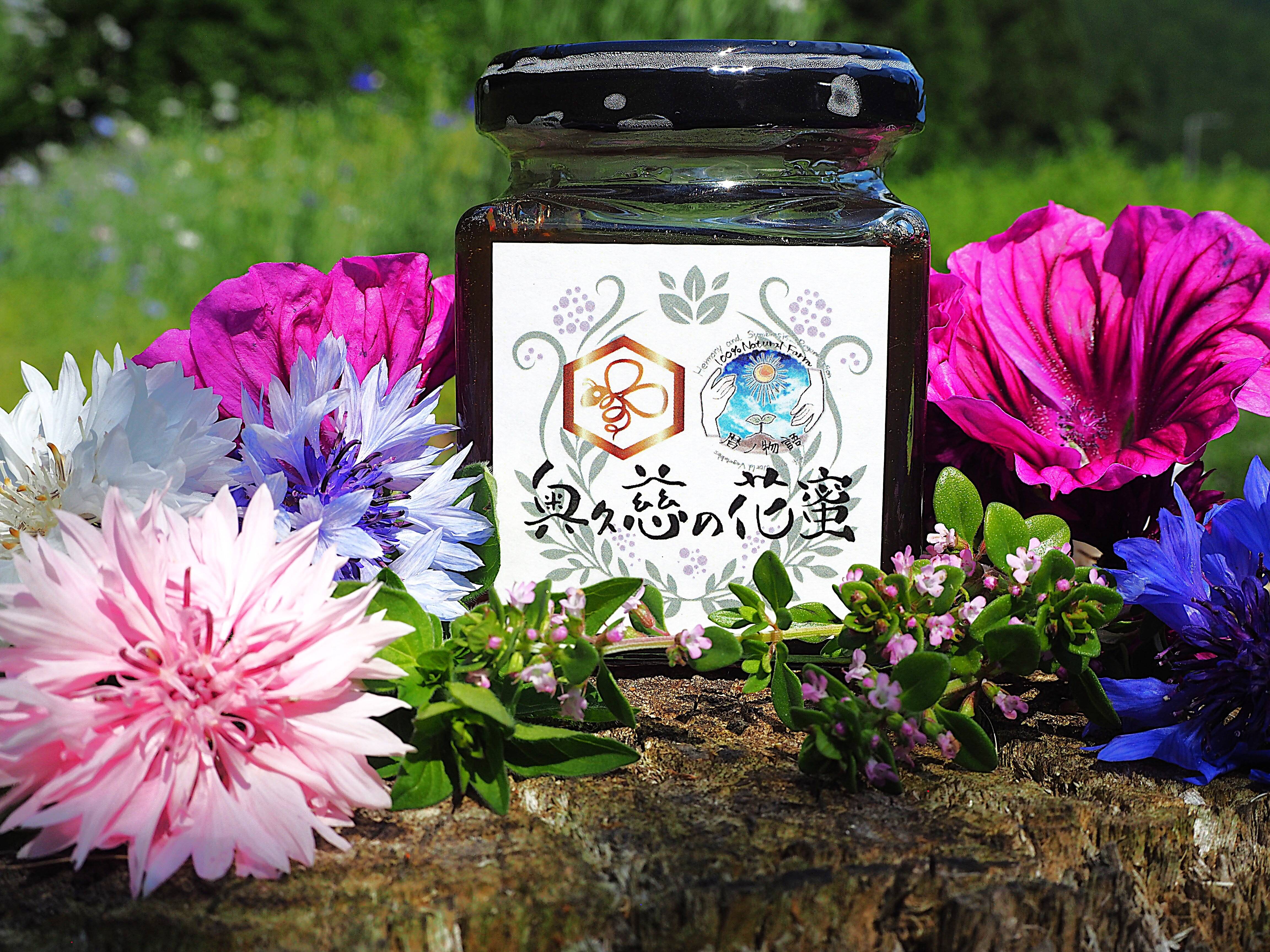 蜂蜜 日本蜜蜂の蜂蜜 熟成蜜、奥山の蜜、花粉入り蜜 はちみつ