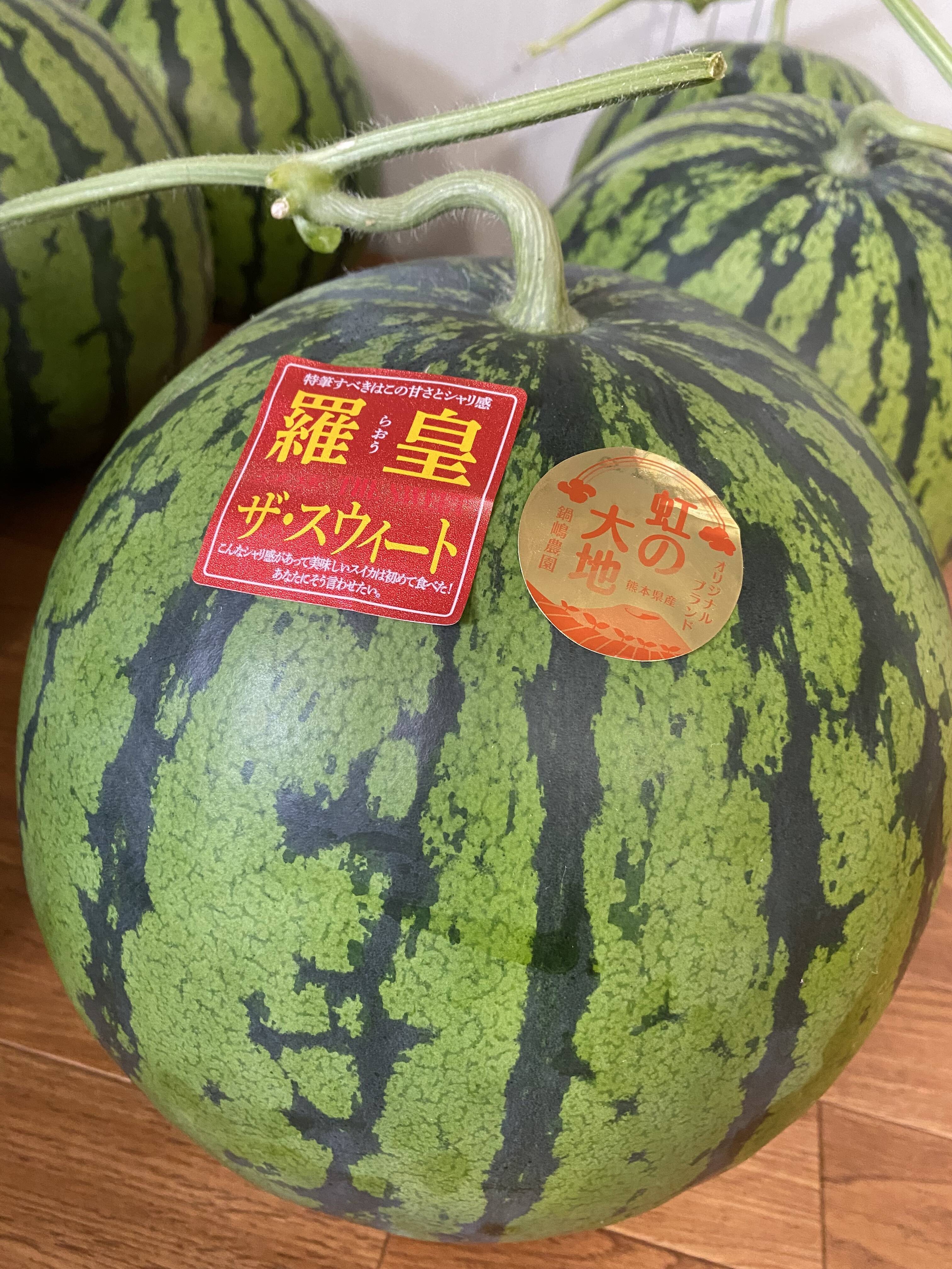 熊本県産【羅皇ザスウィート】5〜6kg×1玉：熊本県産の果物｜食べチョク｜産地直送(産直)お取り寄せ通販 - 農家・漁師から旬の食材を直送