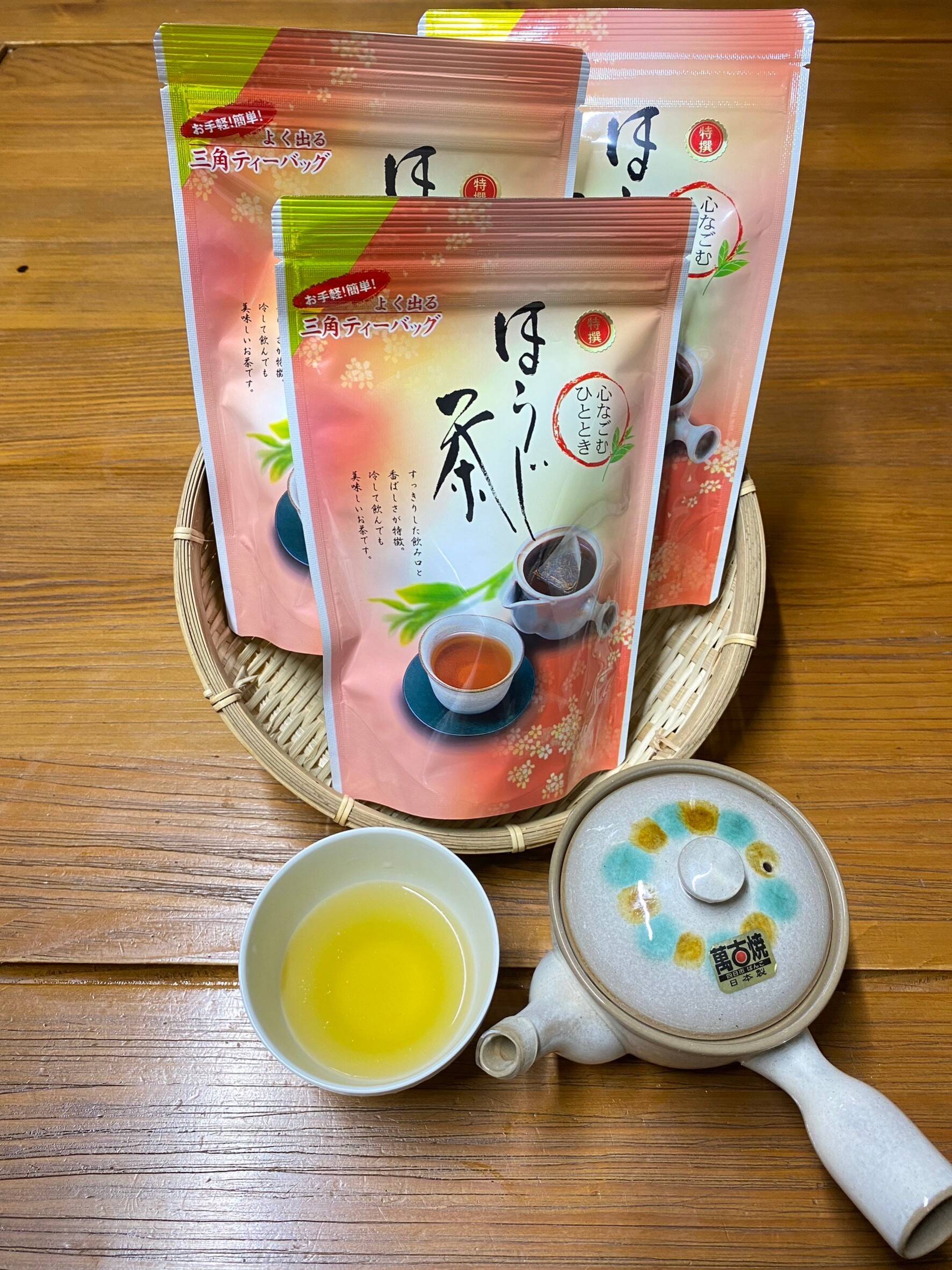 緑茶 煎茶 茶葉 ティーバックやぶきた茶 甲斐のみどり - 茶