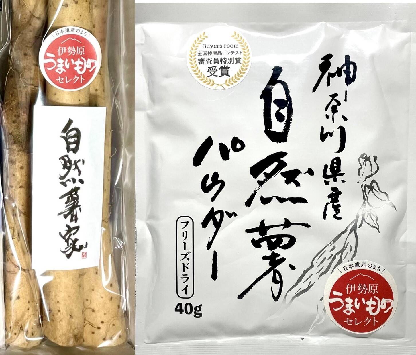 ギフト】【食べ比べ】生の自然薯とフリーズドライの自然薯パウダー お 