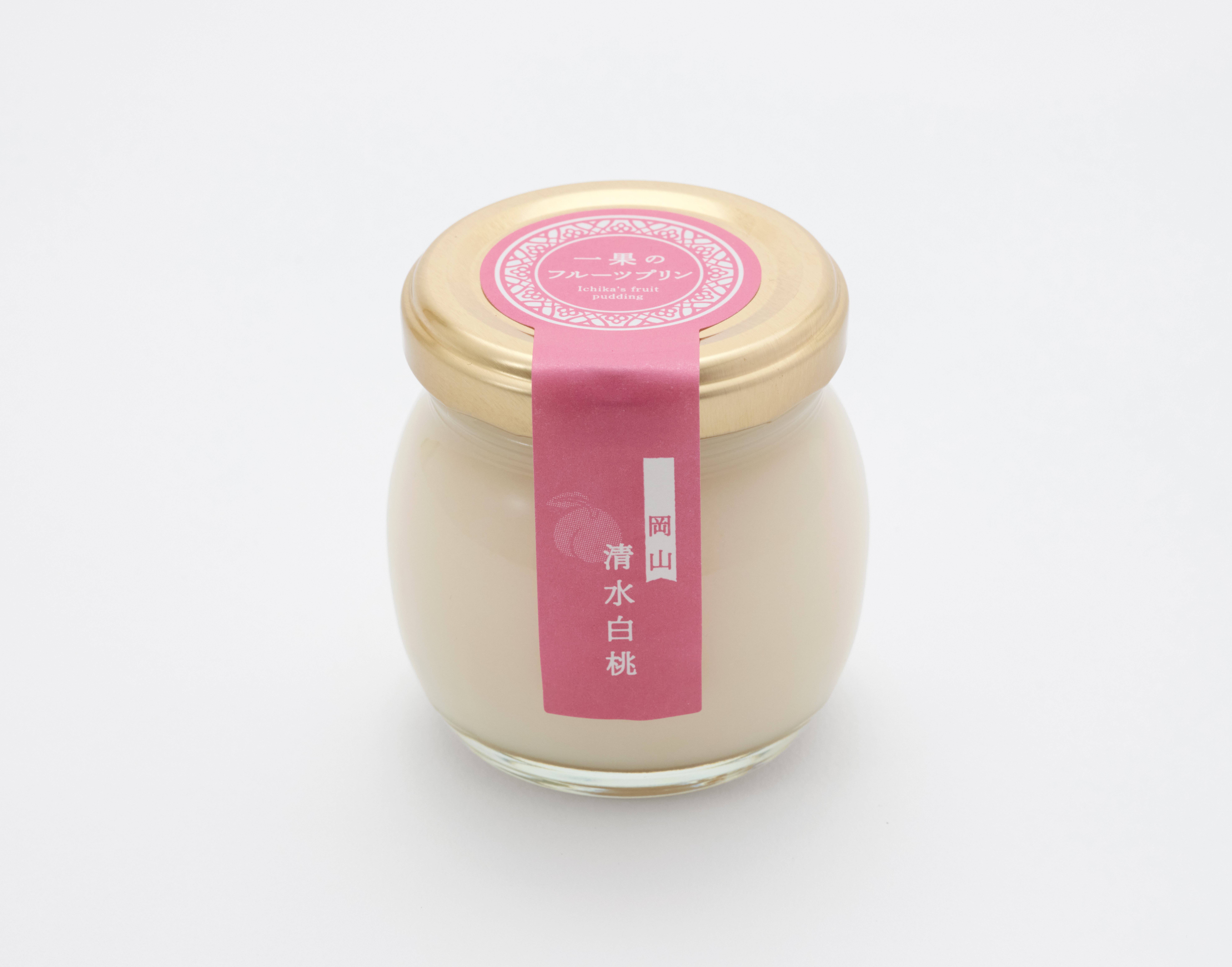 一果のフルーツ プリン もも 6個入：岡山県産のプリン｜食べチョク