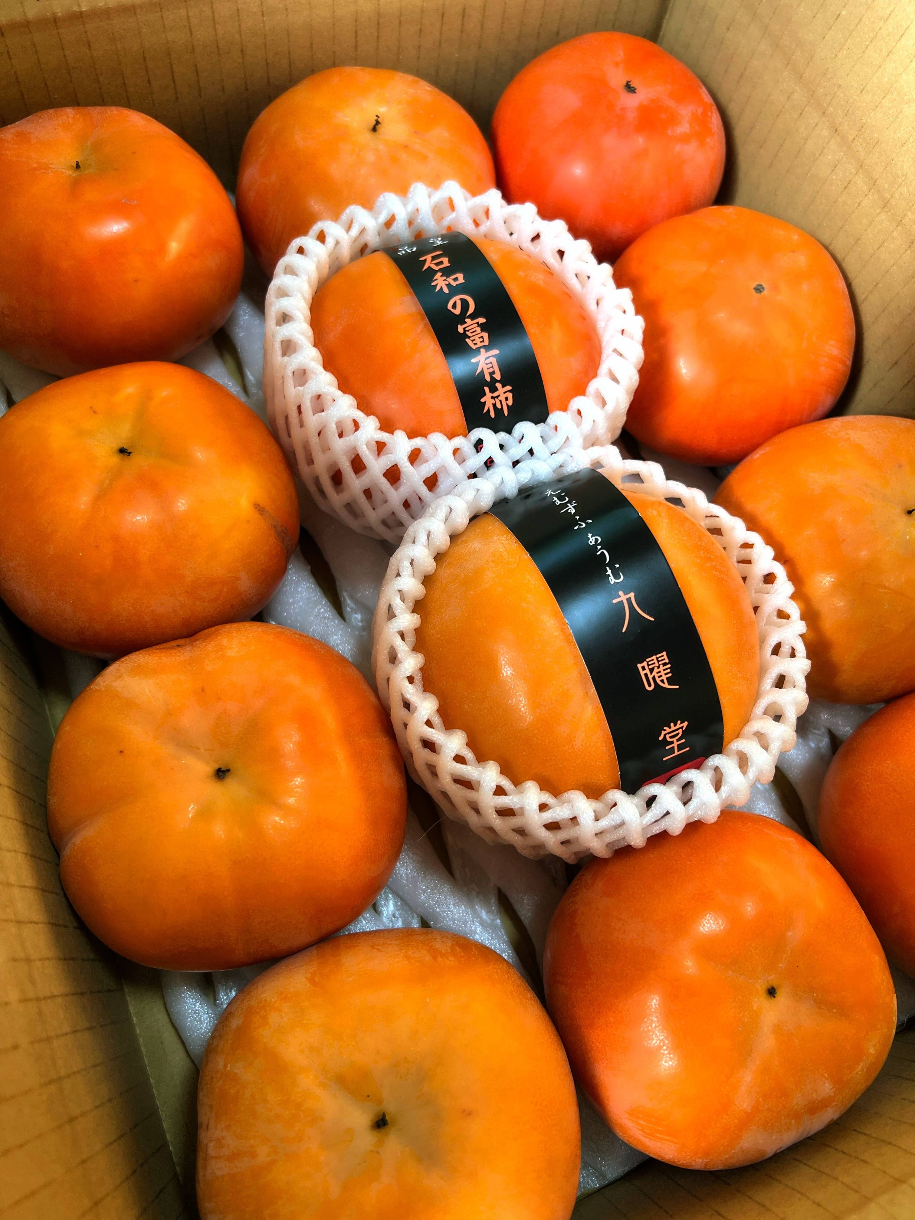 流行り の ブランド  濃厚な甘み！】石和の富有柿（種なし・ご家庭用・4Kg）：山梨県 果物