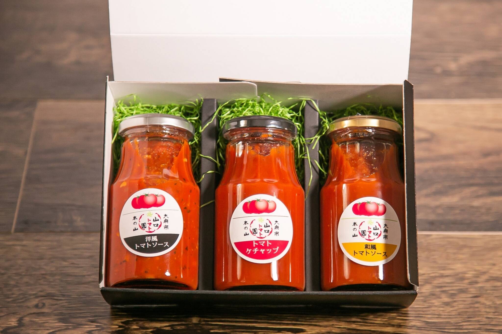 山口トマト園の加工品食べ比べセット：愛知県産の調味料｜食べチョク