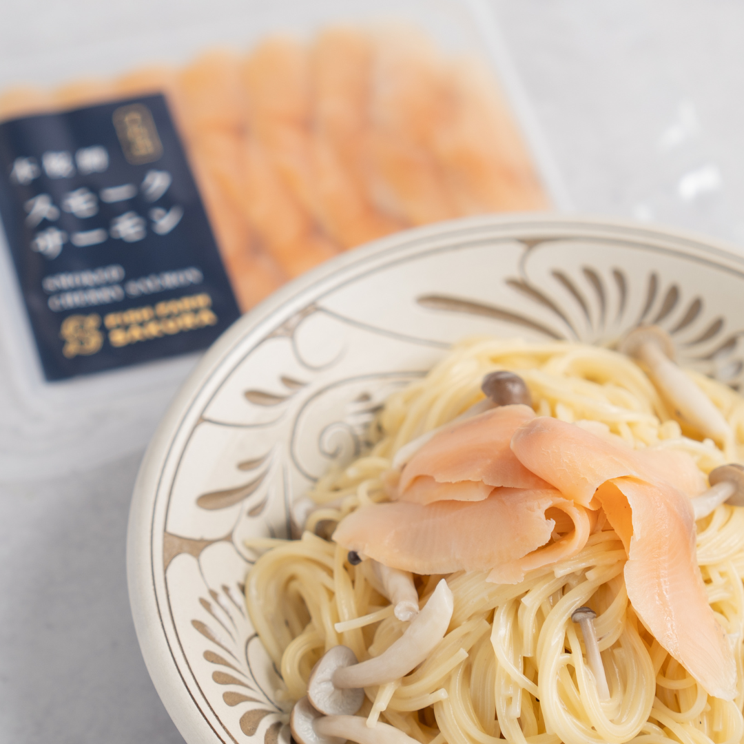 あふれ出す旨味！本桜鱒のスモークサーモン（50g×3個入り）：宮崎県産