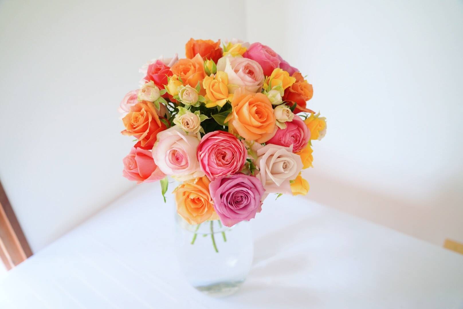 Rose mix M〜奇日根のおすすめ品種で作るおまかせ花束〜：宮崎県