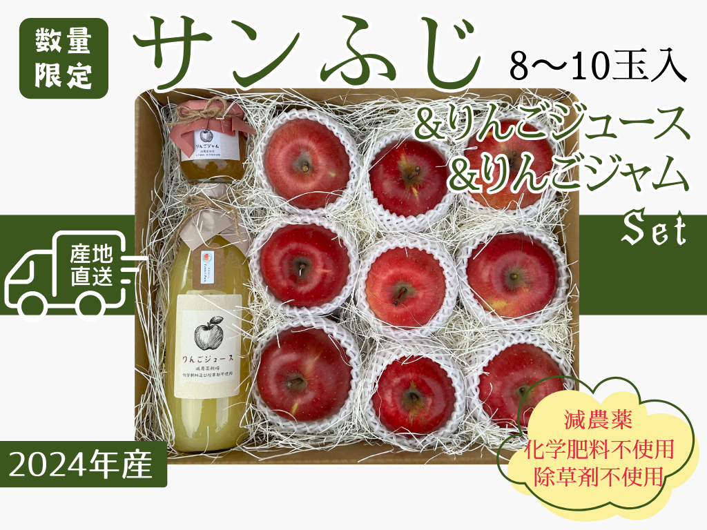 生産農家直送 信州りんご発祥の地 長沼りんご サンふじ(ご家庭用