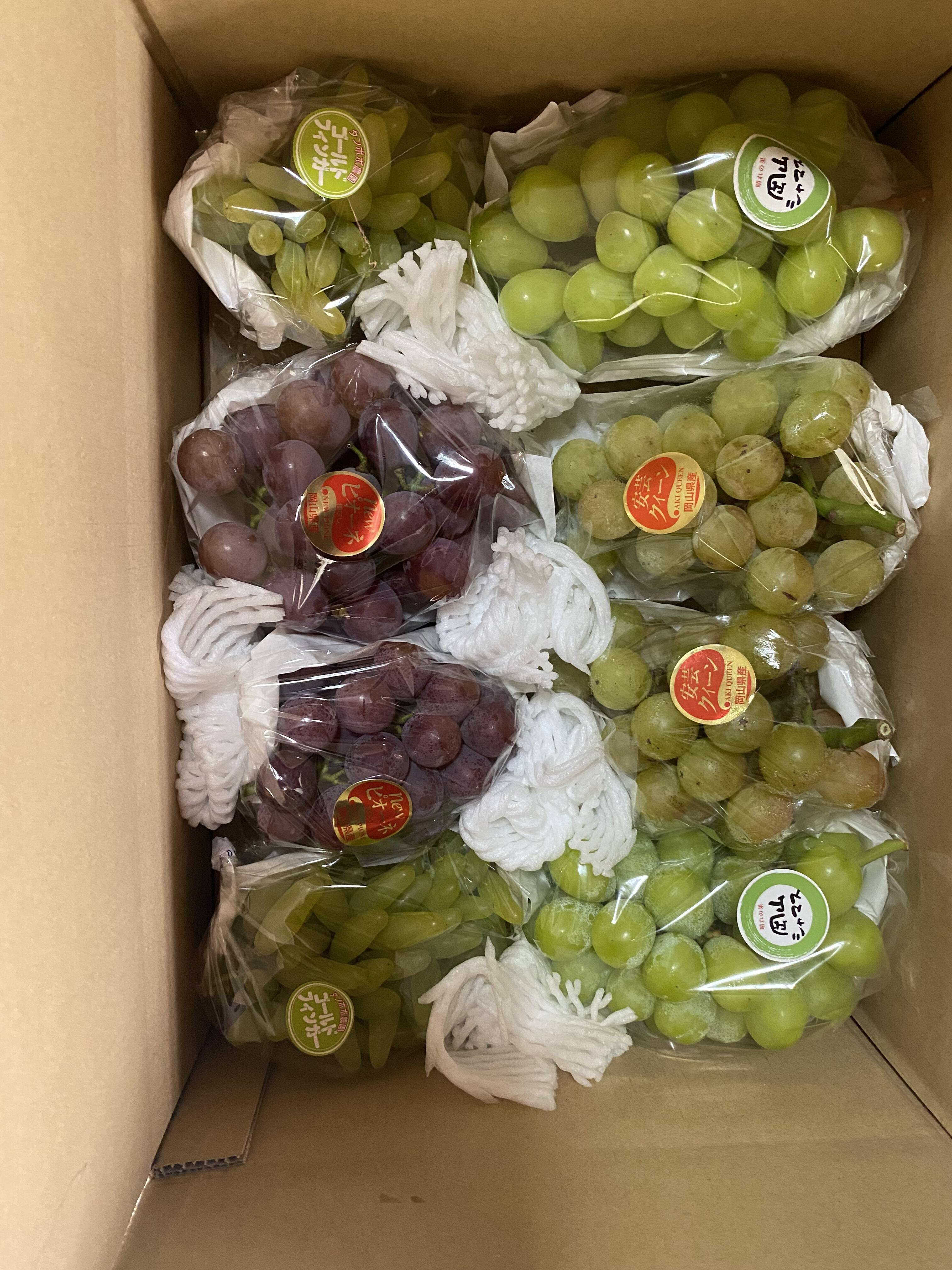 タンポポ農園のブドウたち4.0kg：岡山県産のシャインマスカット｜食べ