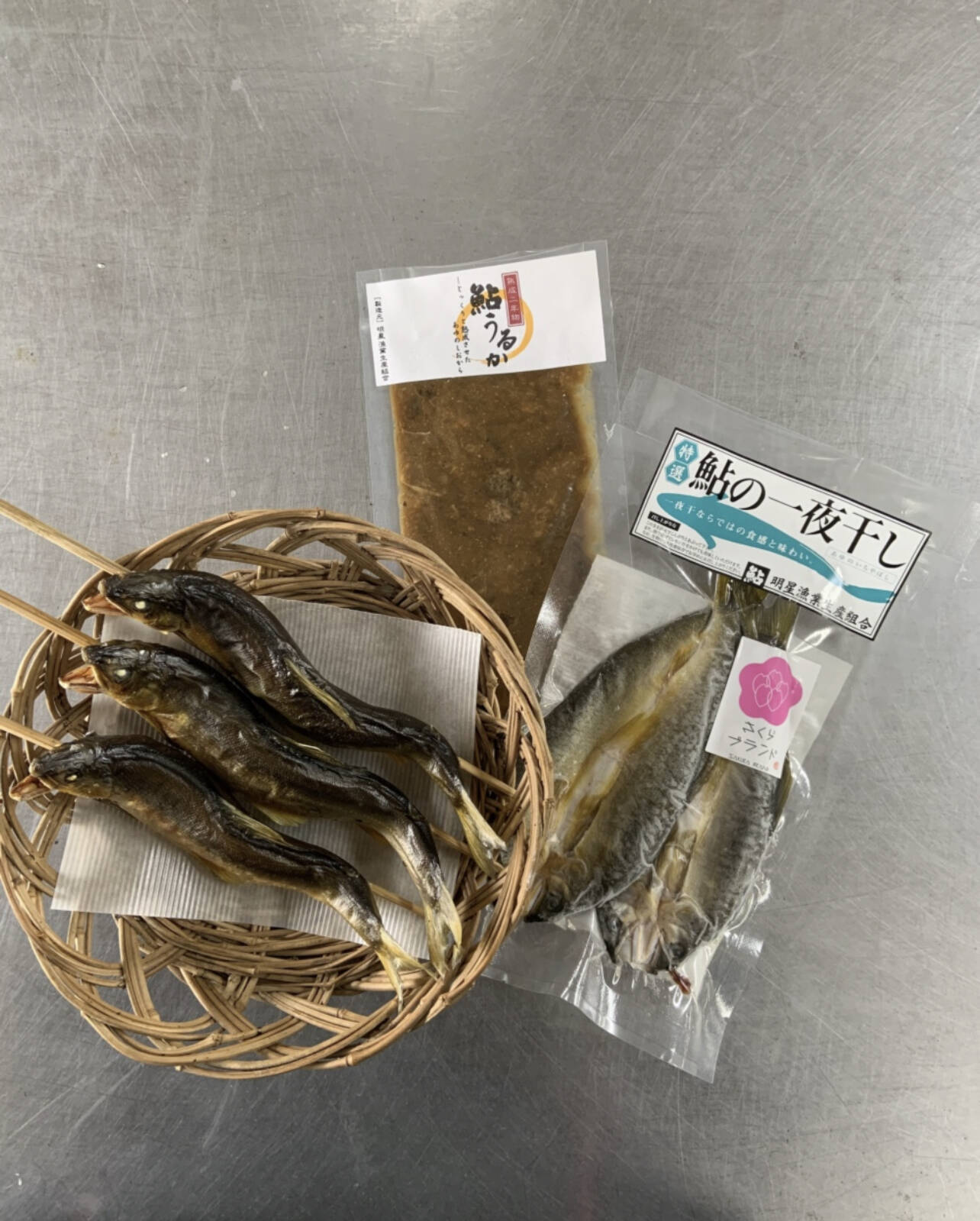 父の日ギフト】鮎三昧セット 焼き鮎 一夜干し うるか：栃木県産の鮎