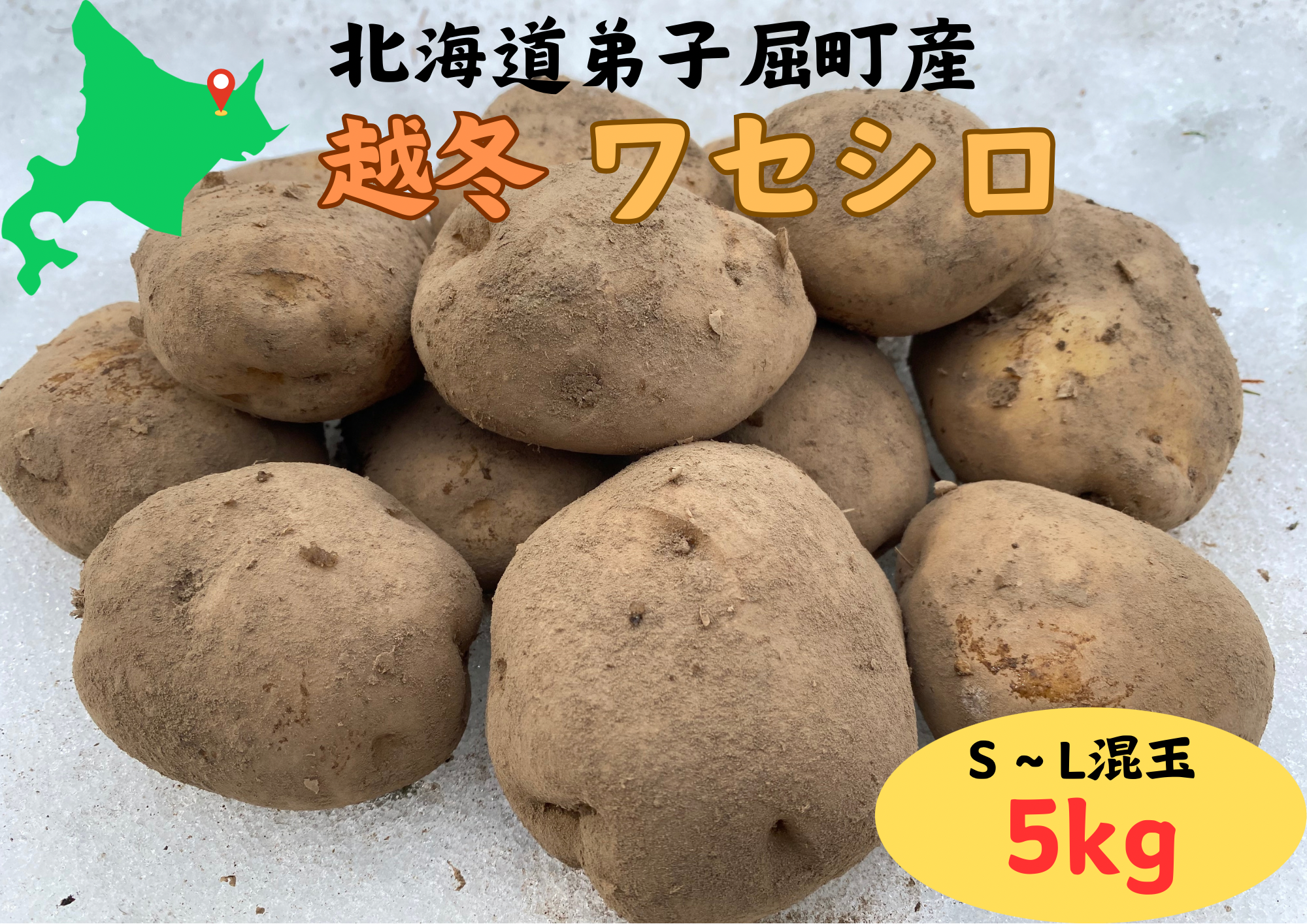 北海道産　越冬じゃが芋 楽天市場】【送料無料】北海道産 越冬じゃがいも A品 4種の食べ