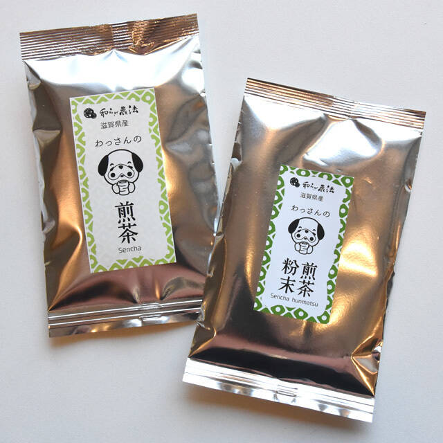 和らぎ農法 わっさんの煎茶と煎茶粉末便（煎茶50g・煎茶粉末50g）：滋賀県産の加工品｜食べチョク｜産地直送(産直)お取り寄せ通販 -  農家・漁師から旬の食材を直送