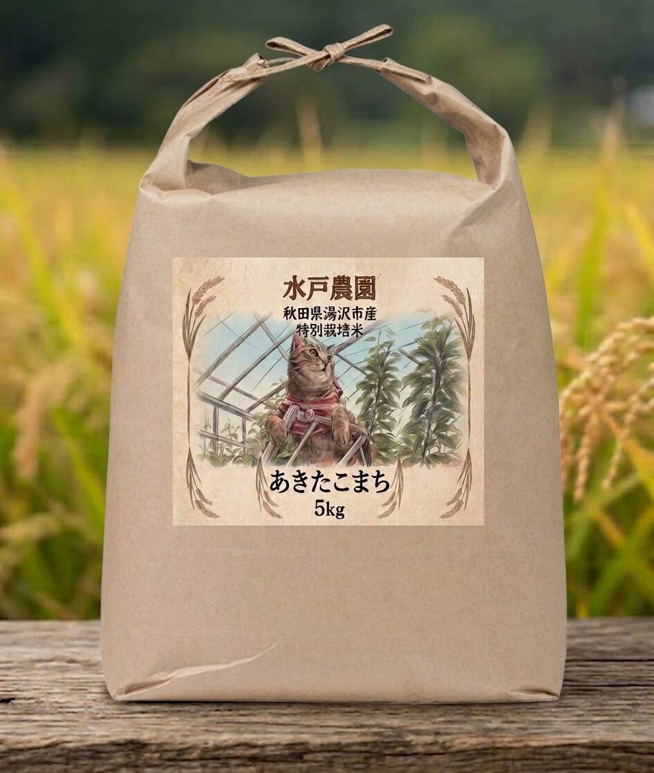 令和8年産】秋田県湯沢市産「あきたこまち」特別栽培米 5㎏（玄米