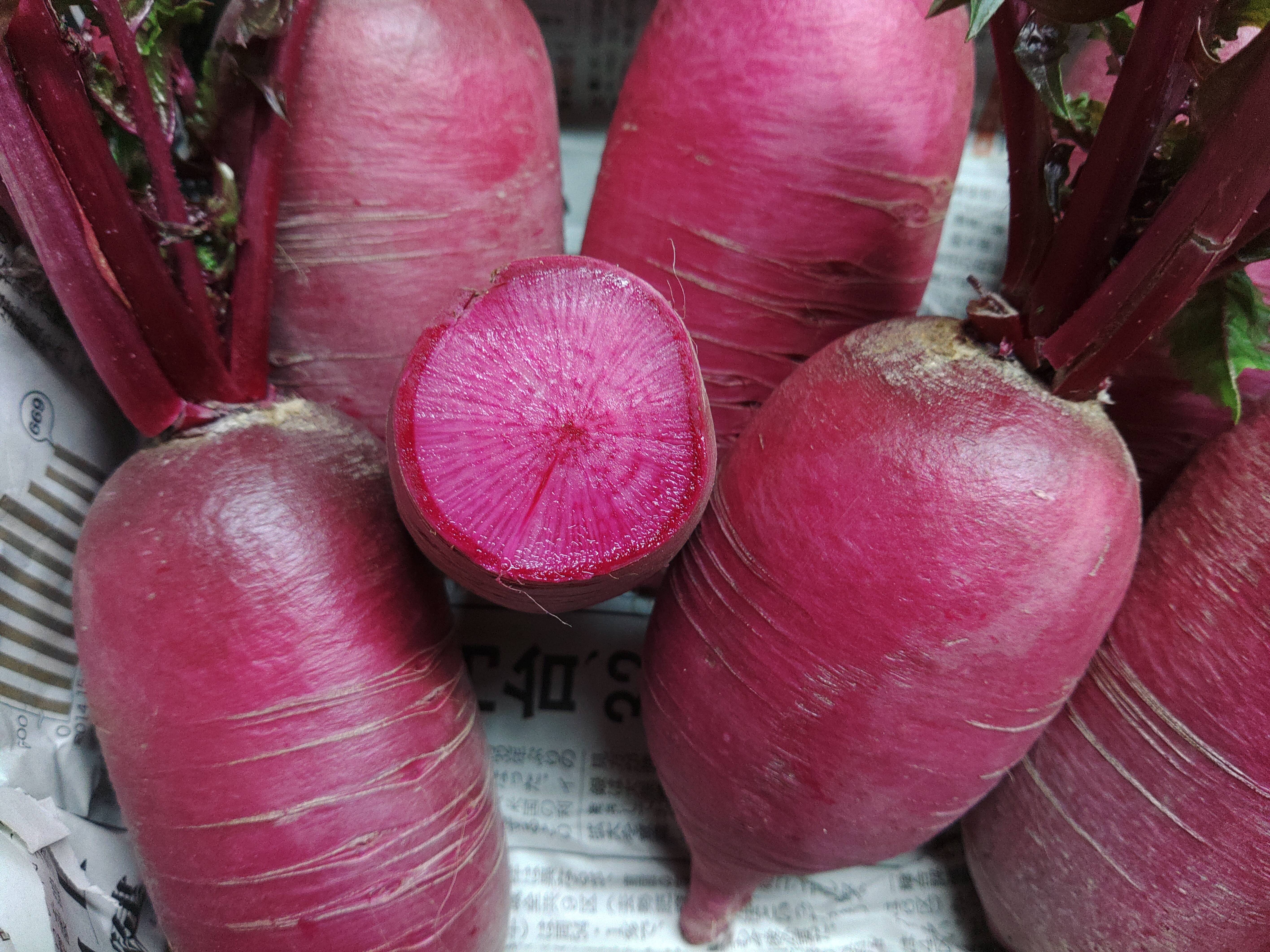 期間限定】紅くるり大根 中身が赤い人気の大根 1.8Kg：山梨県産の野菜