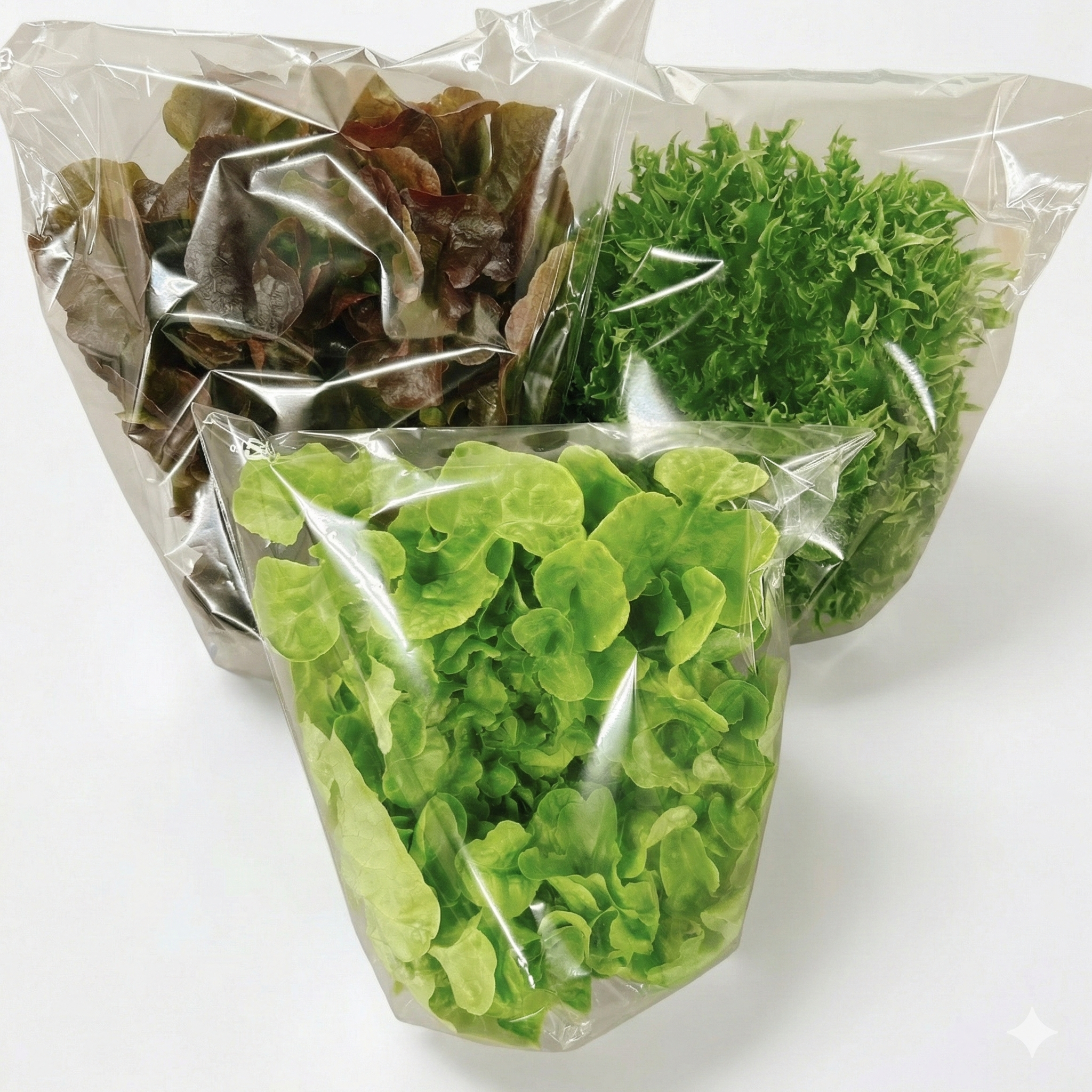 農薬不使用】至宝のレタス 3種ミックス（1kg）硝酸態窒素最大90%カット