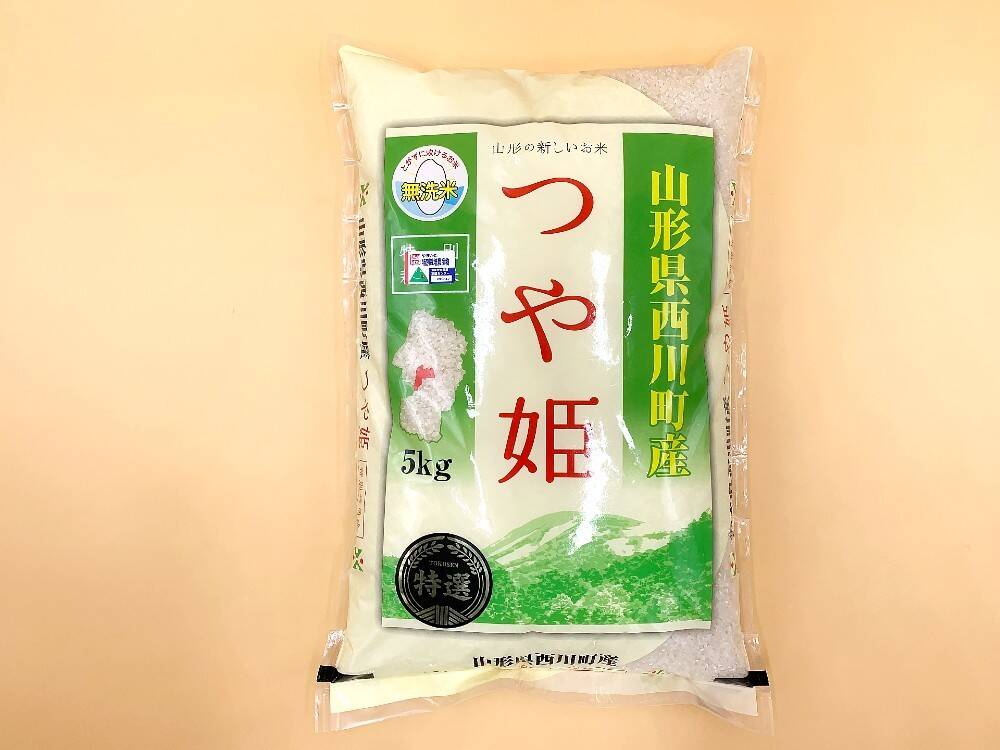 新米　山形県庄内産　中粒米　玄米5kg