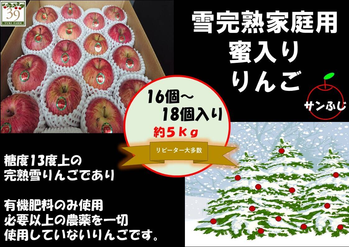 青森県産りんご 糖度13度以上保証 先行予約 「味重視