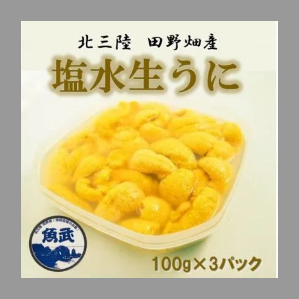 北海北の味】最高峰極上 北海道利尻産 塩水生ウニ蝦夷ムラサキウニ
