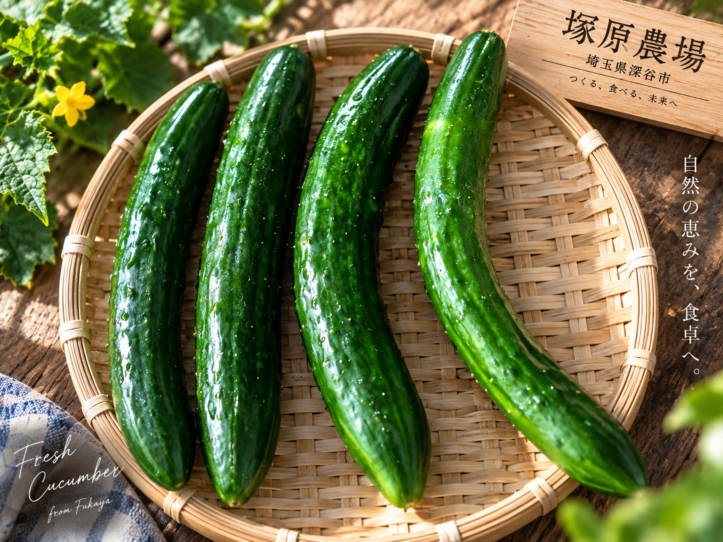 埼玉県深谷市産 規格外きゅうり5kg＋キラメ☆＆トキメ♥：埼玉県産の