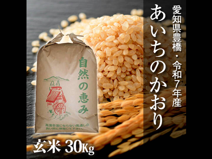 節減対象農薬6割減】あいちのかおり 玄米30g【令和7年・愛知県産