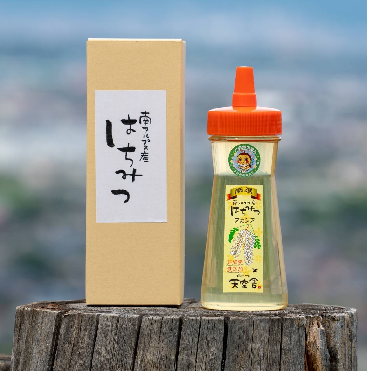 440g ２本 ｱｶｼｱはちみつで免疫力ｱｯﾌﾟ 南ｱﾙﾌﾟｽの里山で採蜜 非加熱瓶詰め 山梨県産のはちみつ 食べチョク 産地直送 産直 お取り寄せ通販 農家 漁師から旬の食材を直送