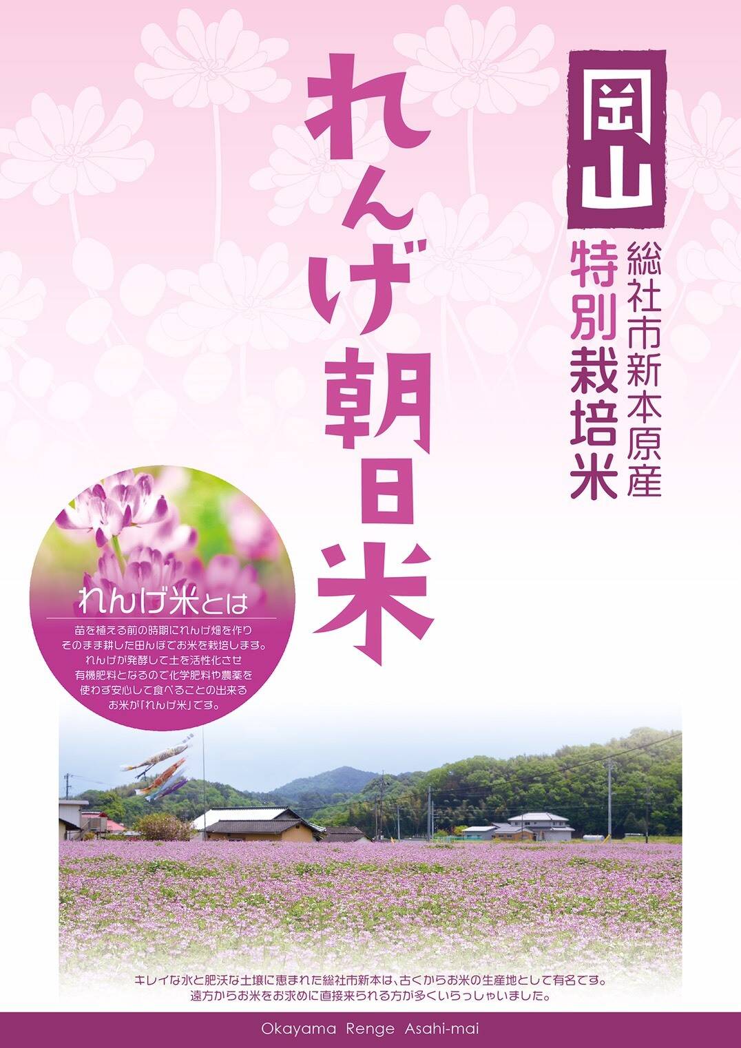 令和5年度新米。岡山朝日蓮華米【10kg】 大粒でもっちり香りもばっちり