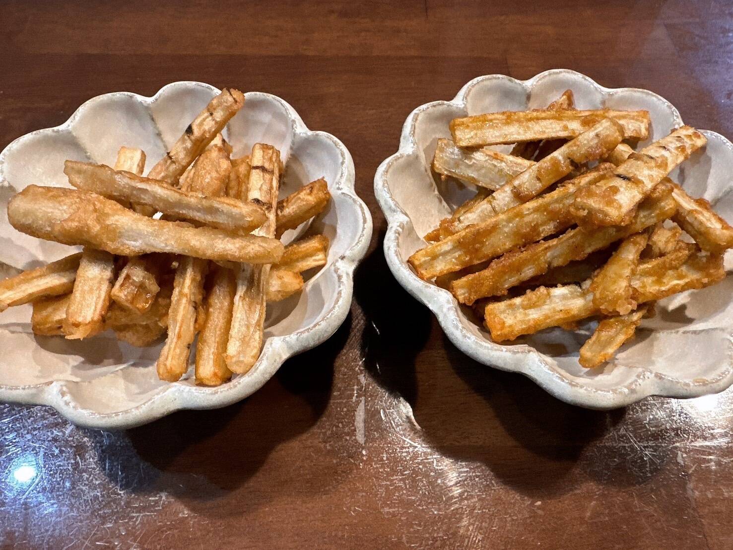 ◎ごぼうの唐揚げ(2種類の味)