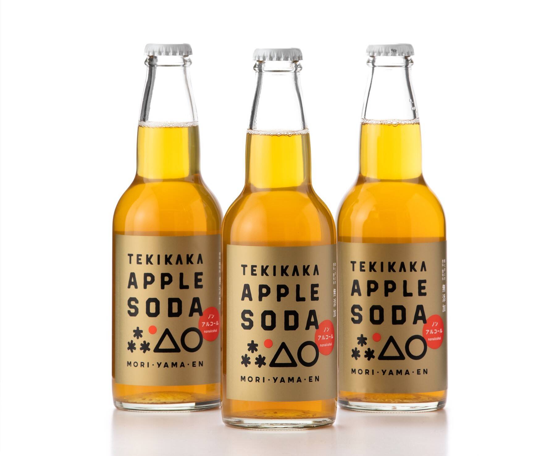 時間指定不可】 もりやま園 テキカカアップルソーダ330ml×6本 TEKIKAKA APPLE SODA ノンアルコール 炭酸 炭酸水 強炭酸 ソーダ  りんご 砂糖不使用 酸化防止剤 保存料不使用 りんごジュース りんごソーダ 青森県弘前市産りんご使用 国産 