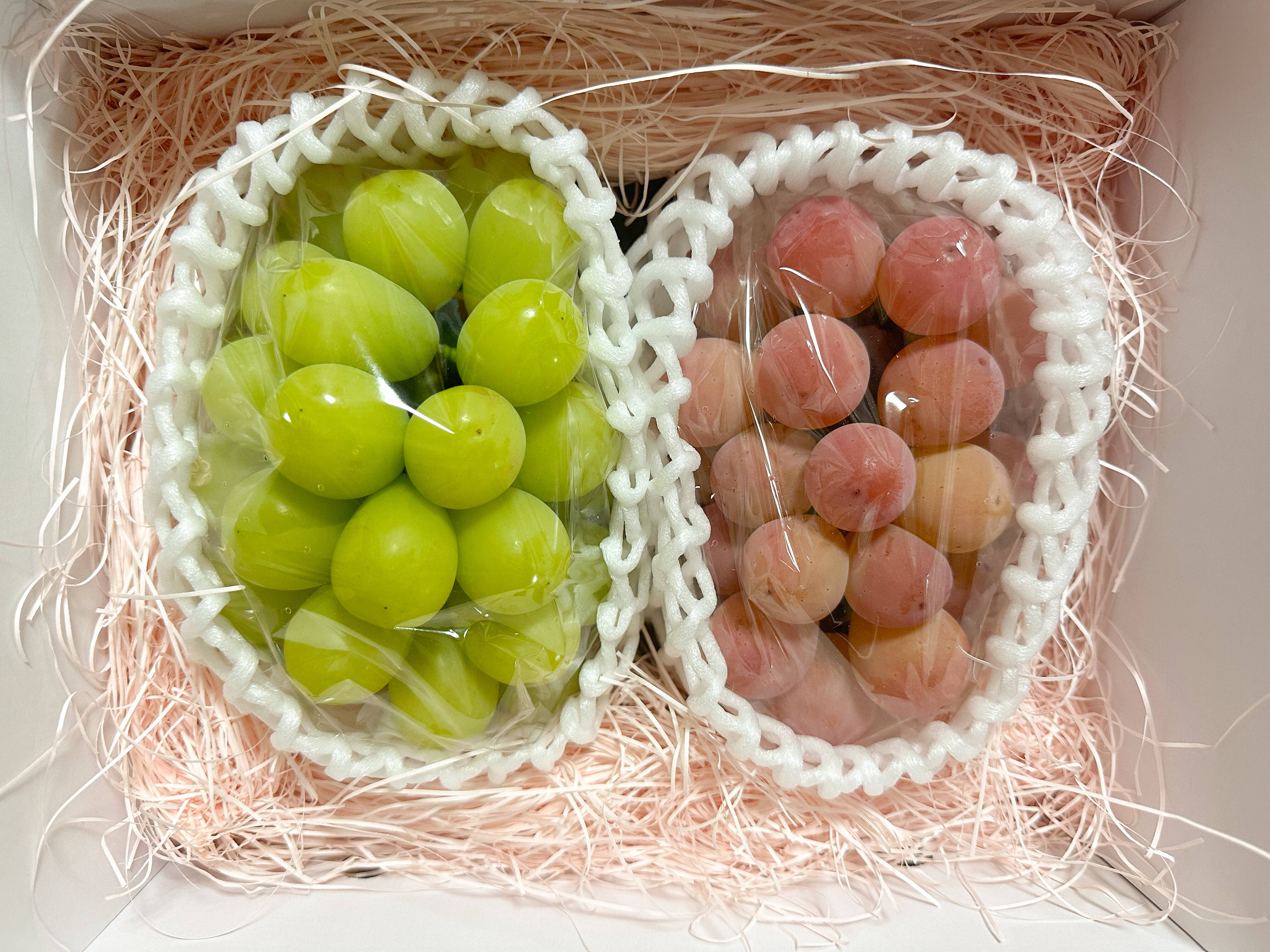 おいもちゃん出品クイーンニーナ 2kgとシャインマスカット2kg 夏ギフト・数量限定】クイーンニーナ&シャインマスカット（合計2