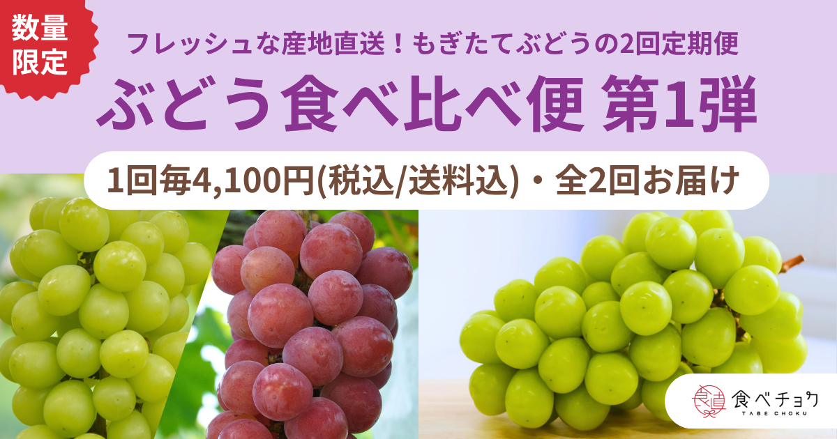 2026ぶどう食べ比べ便第1弾