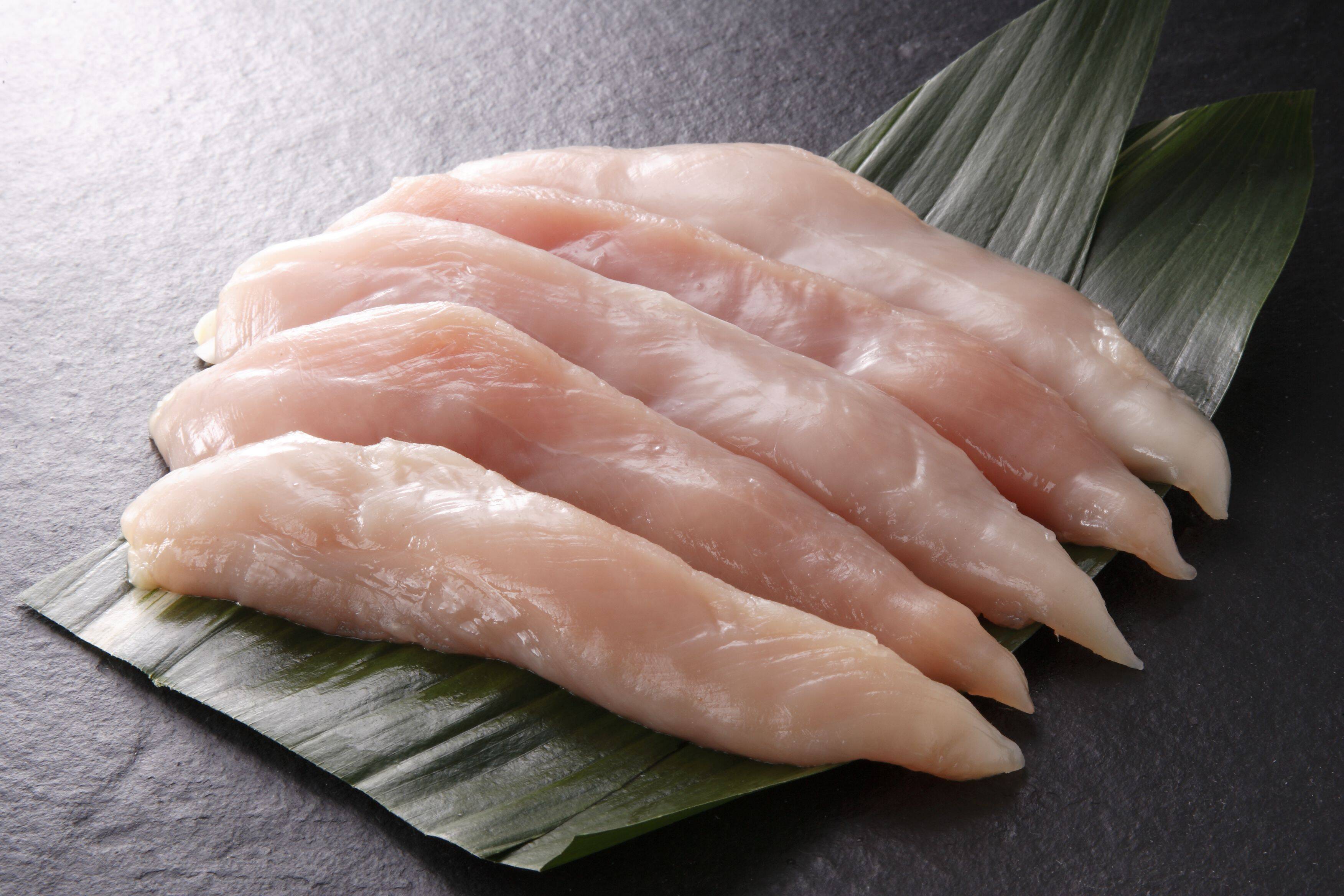 しっとりやわらか！みつせ鶏ささみ（バラ凍結） 200g×3p：佐賀県産の
