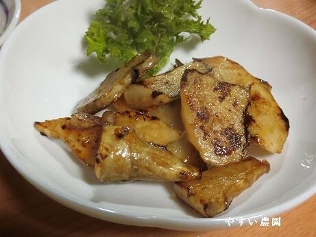 菊芋のオイスターソース焼き