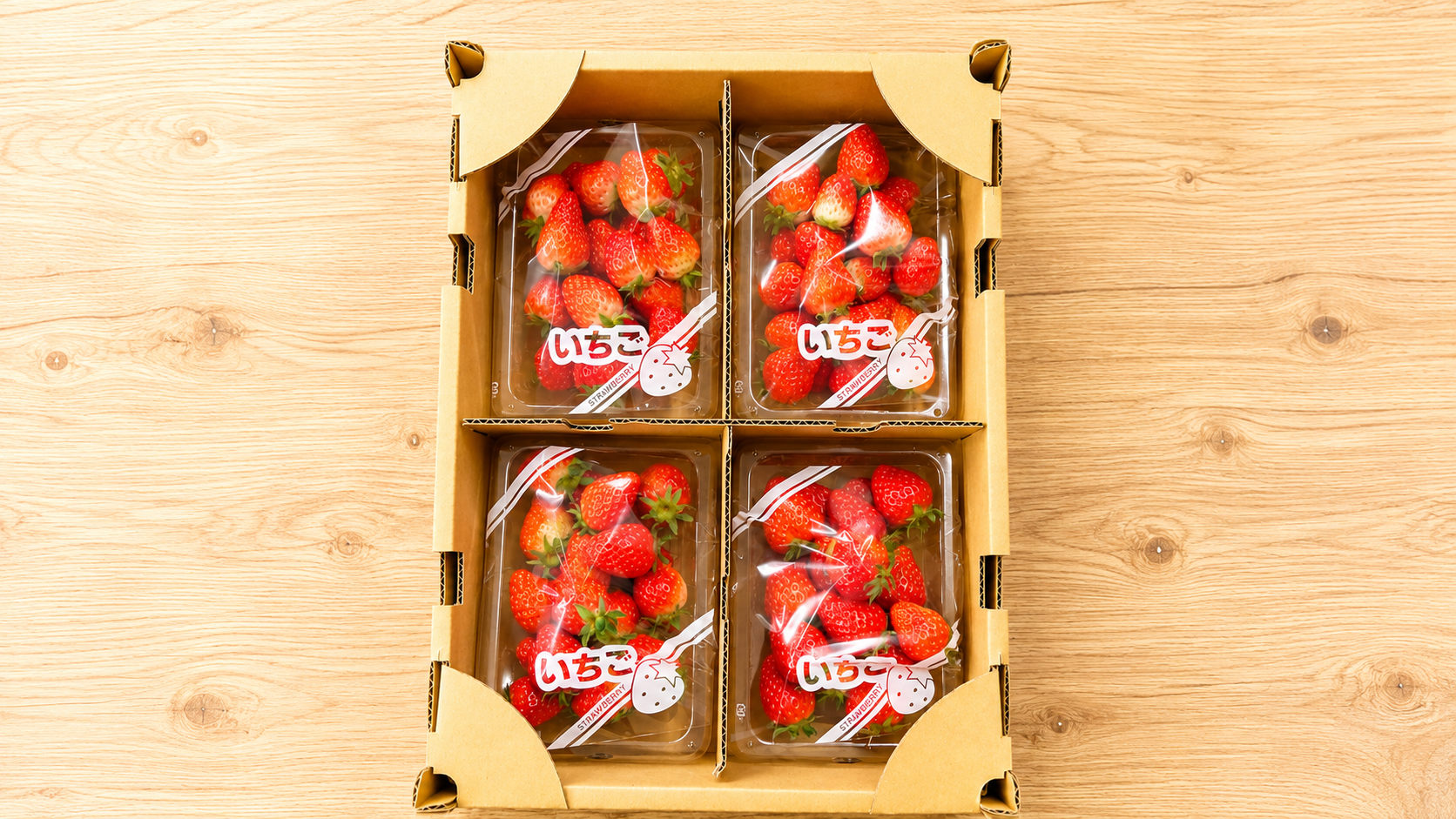 即日発送】いちご「夏のしずく」 レギュラーパック 1kg （250g×4p