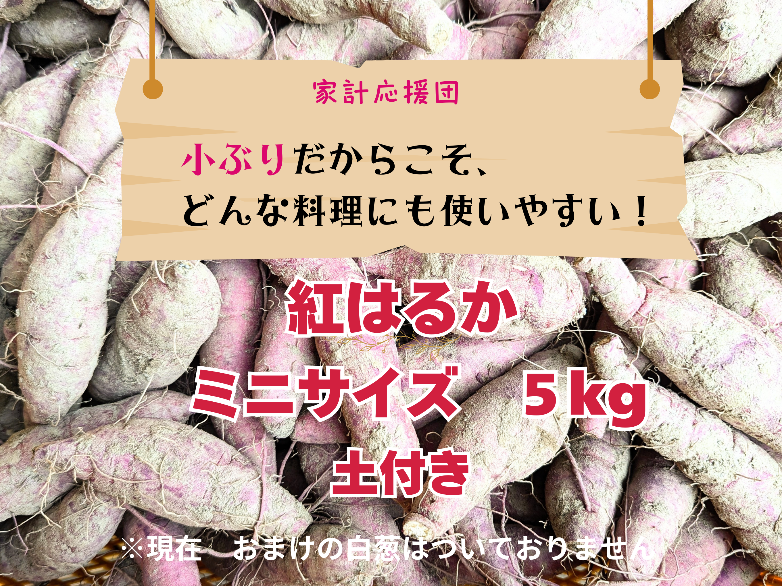 ちょうどいいサイズで大満足！ミニサイズの紅はるか（5kg）：静岡県産