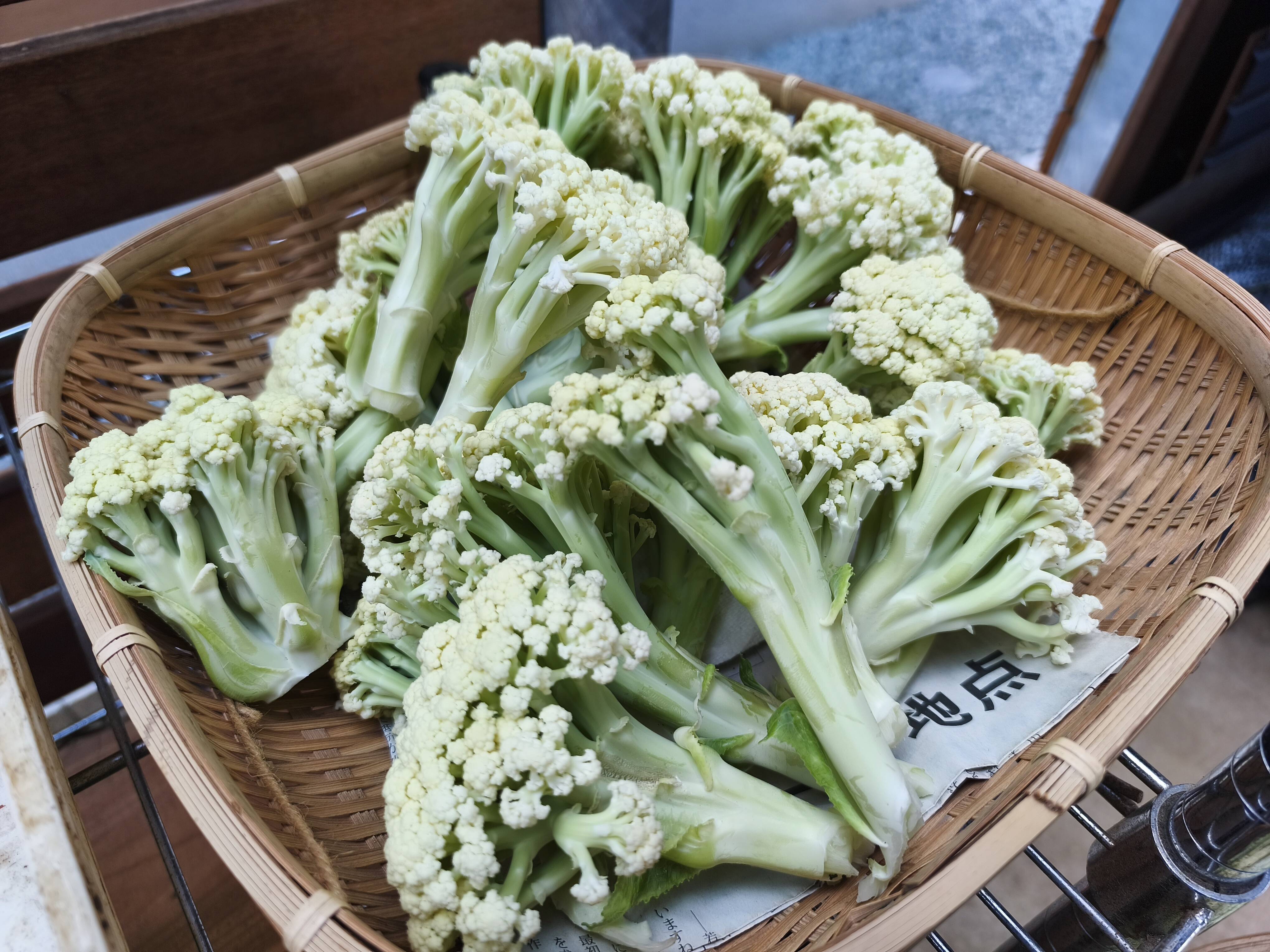 茎まで甘い、サクッとした歯ごたえ。採りたて「カリフローレ」：神奈川 