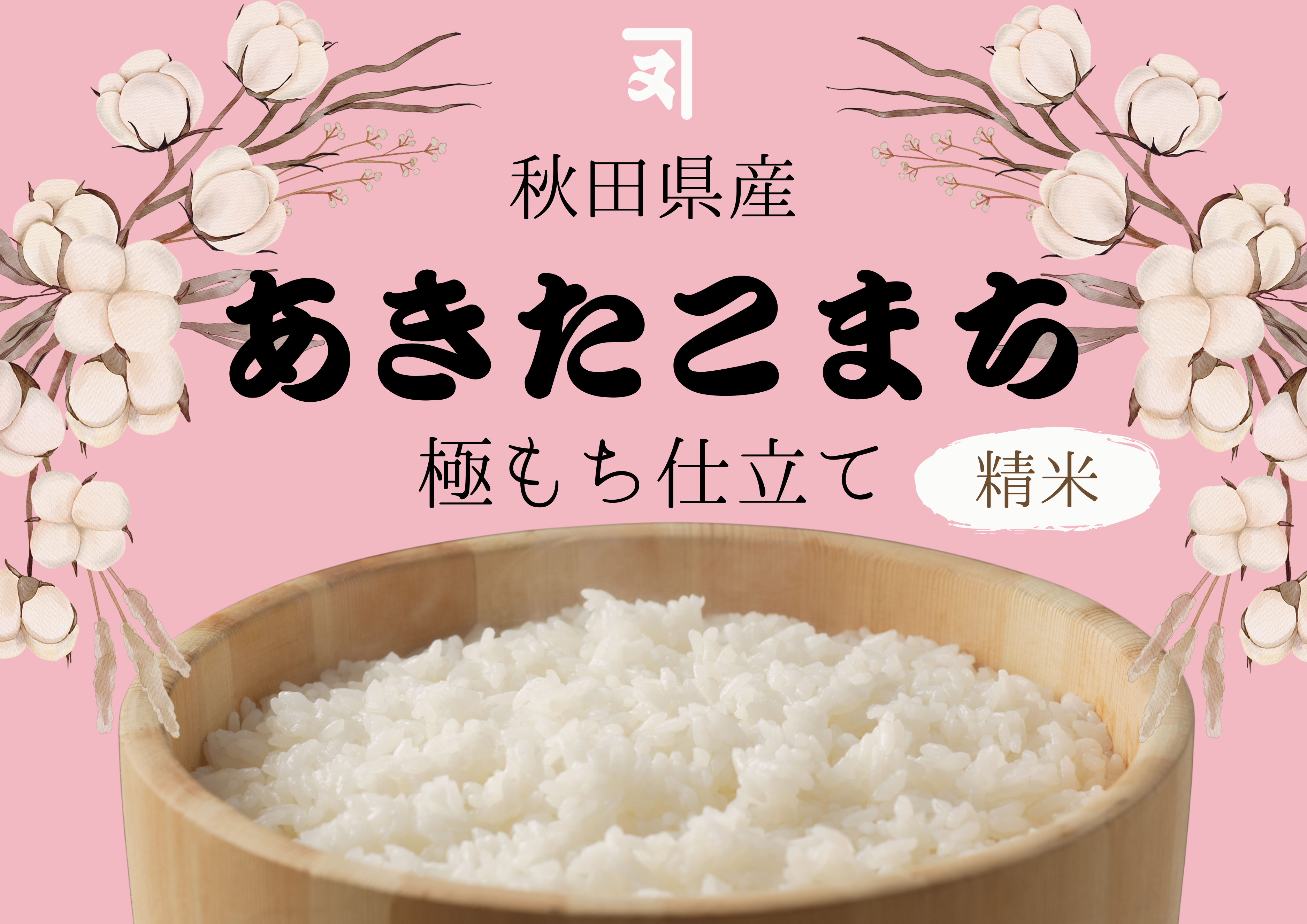ぷ*に様 淡雪こまち 中粒9kg｜もちもち甘い低アミロース米｜粒揃い1.85〜2 令和8年産新米】秋田県産あきたこまち 極もち仕立て 3kg【訳アリお