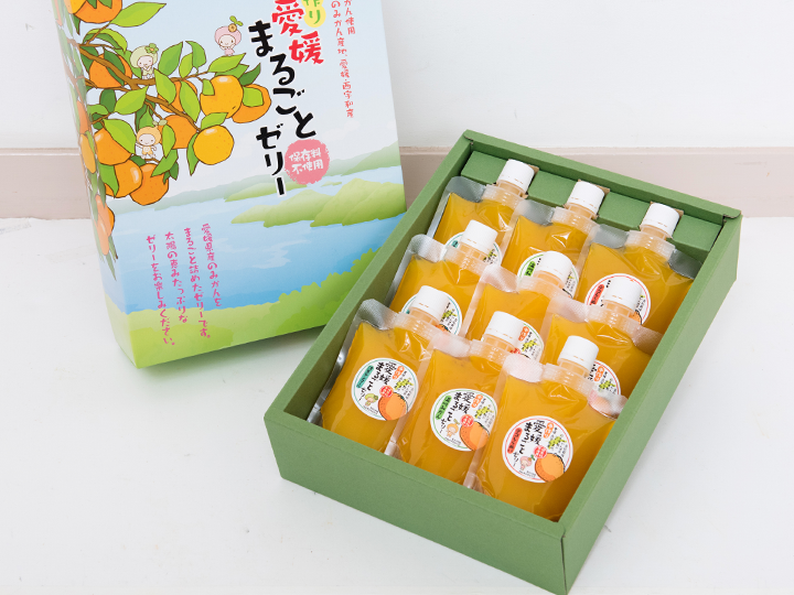 冬ギフト】みかんそのものの味をギュッと！愛媛まるごと飲むゼリー(3種