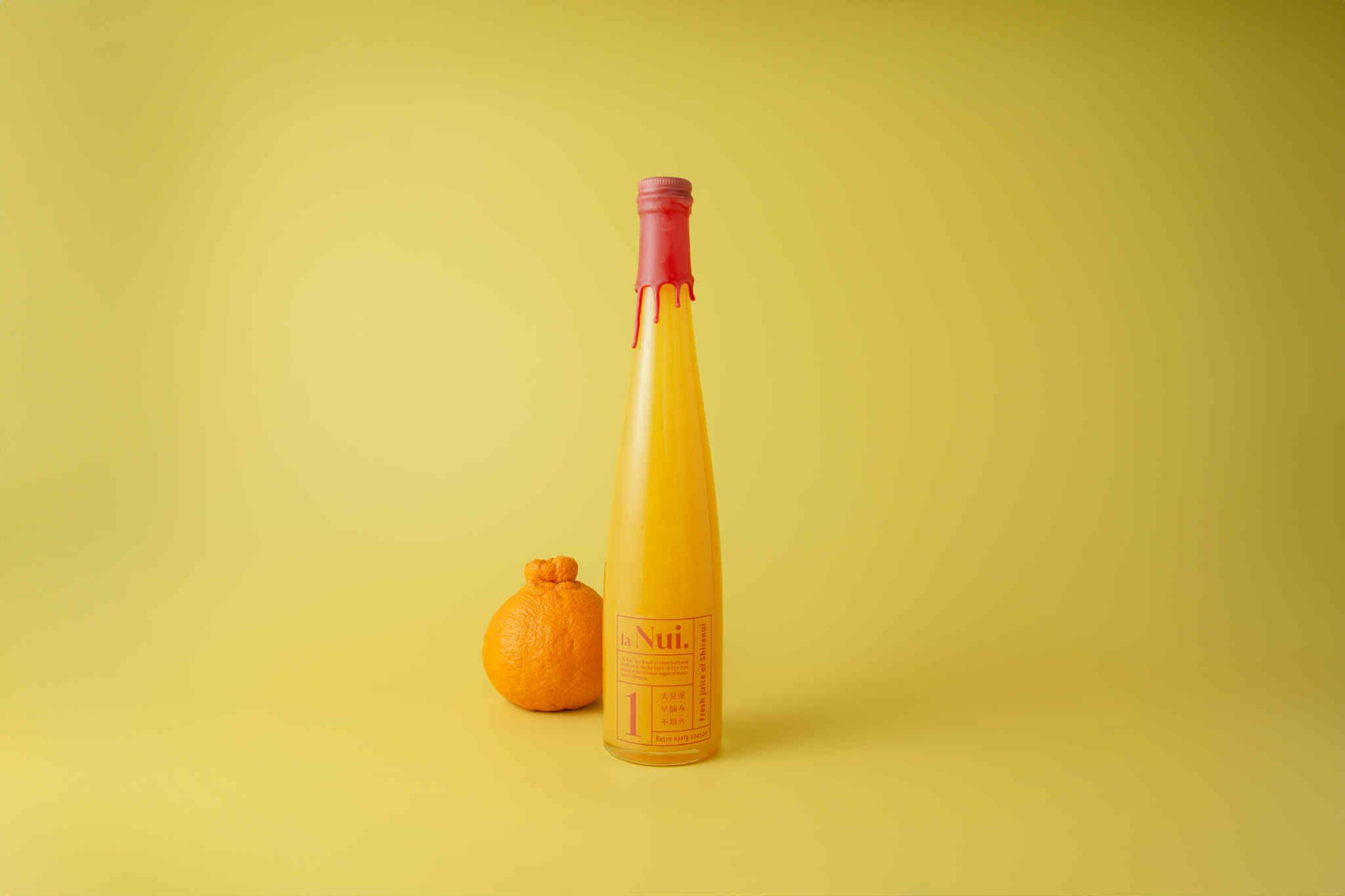 la Nui. ストレートジュース 大見産早摘み不知火500㎖/本×1本 自然栽培