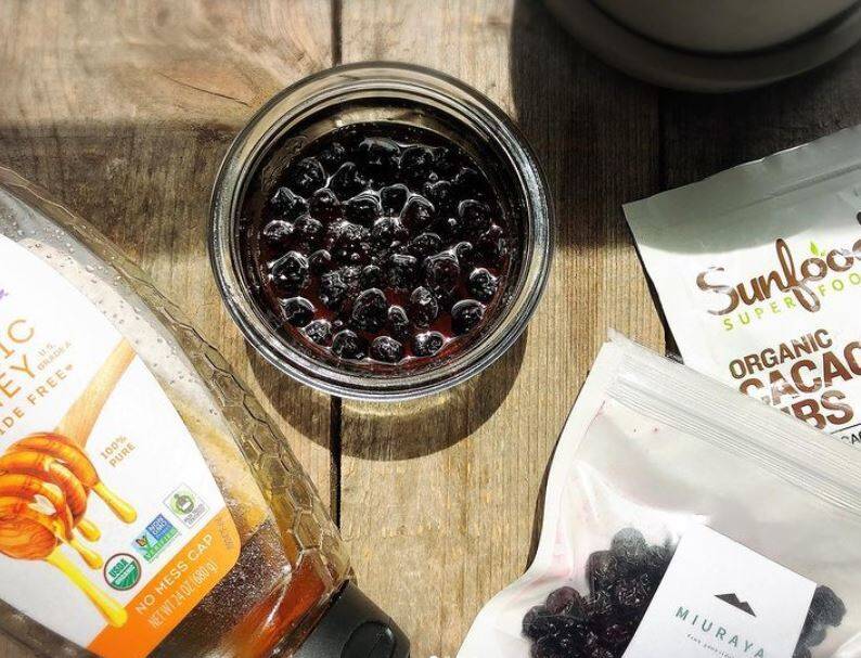 アロニアのはちみつ漬け 食べチョク 産地直送 産直 お取り寄せ通販 農家 漁師から旬の食材を直送