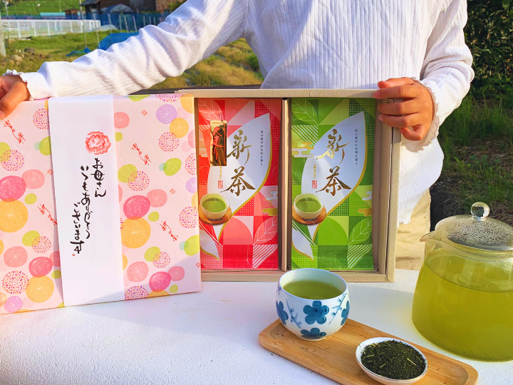 新茶】【母の日ギフト】最上級ランク”大走り”新茶100g×1、八十八夜のお茶100g×1のセット 新茶  静岡県牧之原産：静岡県産の緑茶｜食べチョク｜産地直送(産直)お取り寄せ通販 - 農家・漁師から旬の食材を直送