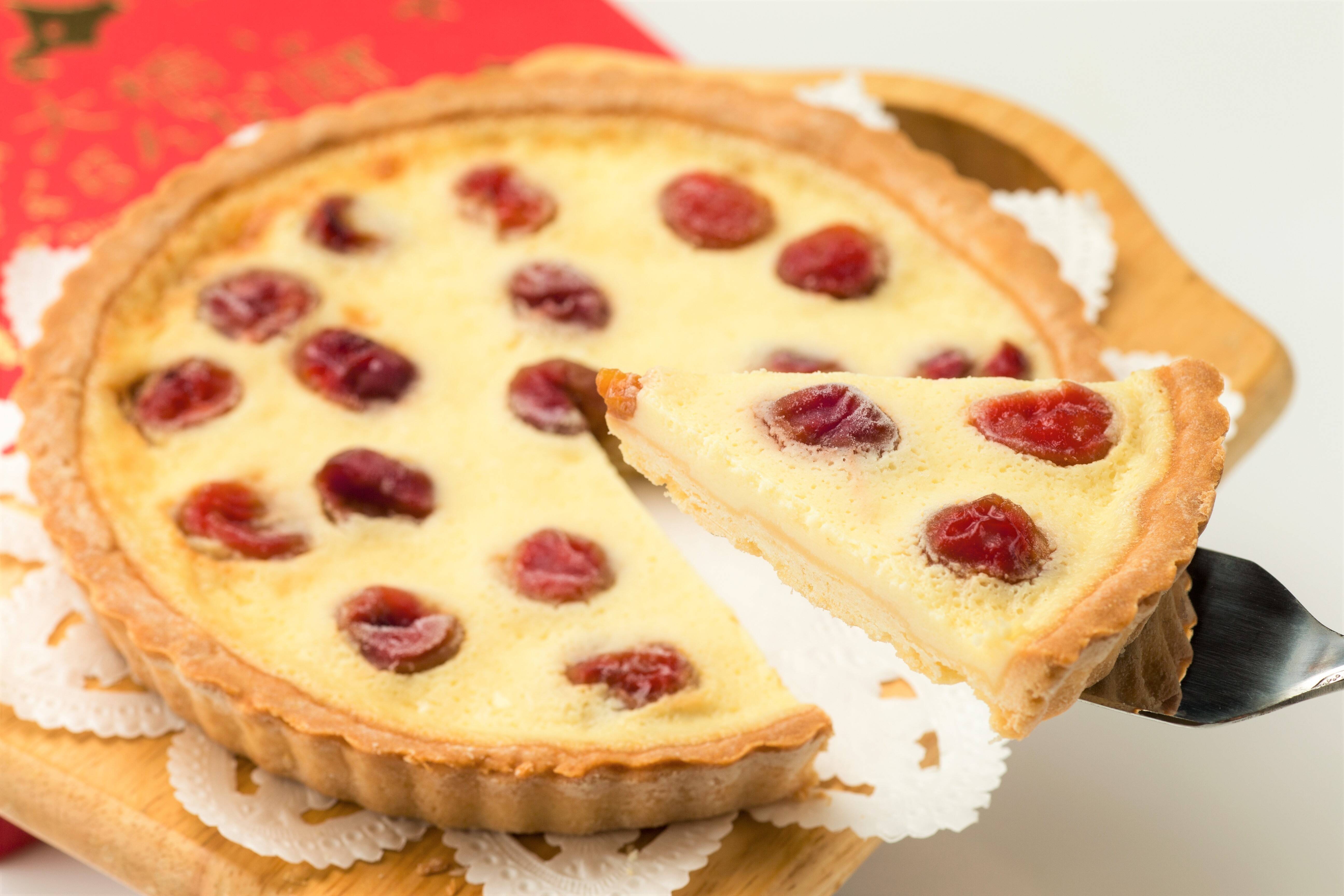 🍴 Eat choku ｜ Popular for its taste!Ohashi Cherry Garden Handmade [Orchard Cherry Cheese Tart] 1 hole 180 x 180 x 25mm 420g …