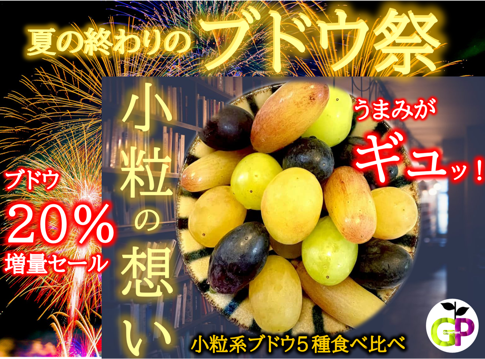 小粒系ブドウ 5種食べ比べ『小粒の想い』500g×1P 朝採り新鮮！夏の 