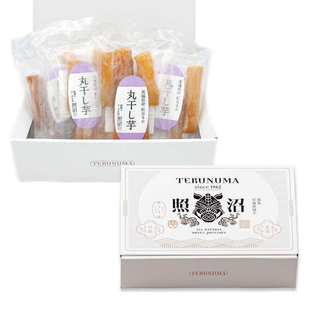 照沼Quality 紅はるか 丸干し芋 150g×4袋（ギフトBOX）：茨城県産のべ
