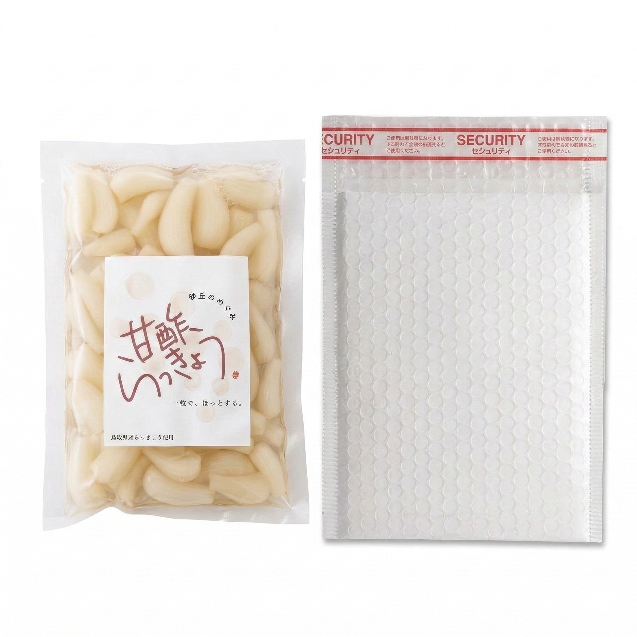 食卓のリズムを整える 鳥取県産 甘酢らっきょう 500g：鳥取県産の加工