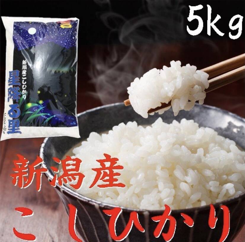 新米 令和7年産 新潟県産 コシヒカリ 5キロ 白米 (4)：新潟県産のお米