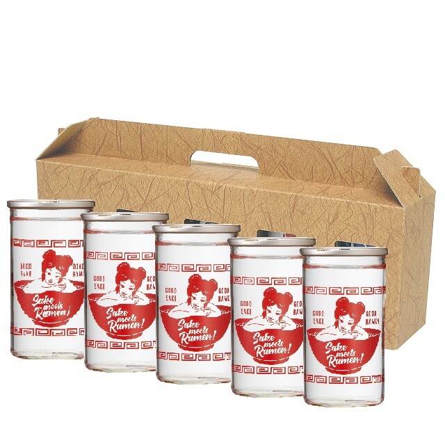 世界初！ラーメンのためのお酒「NOODLE SAKE カップ」5本カートン入り