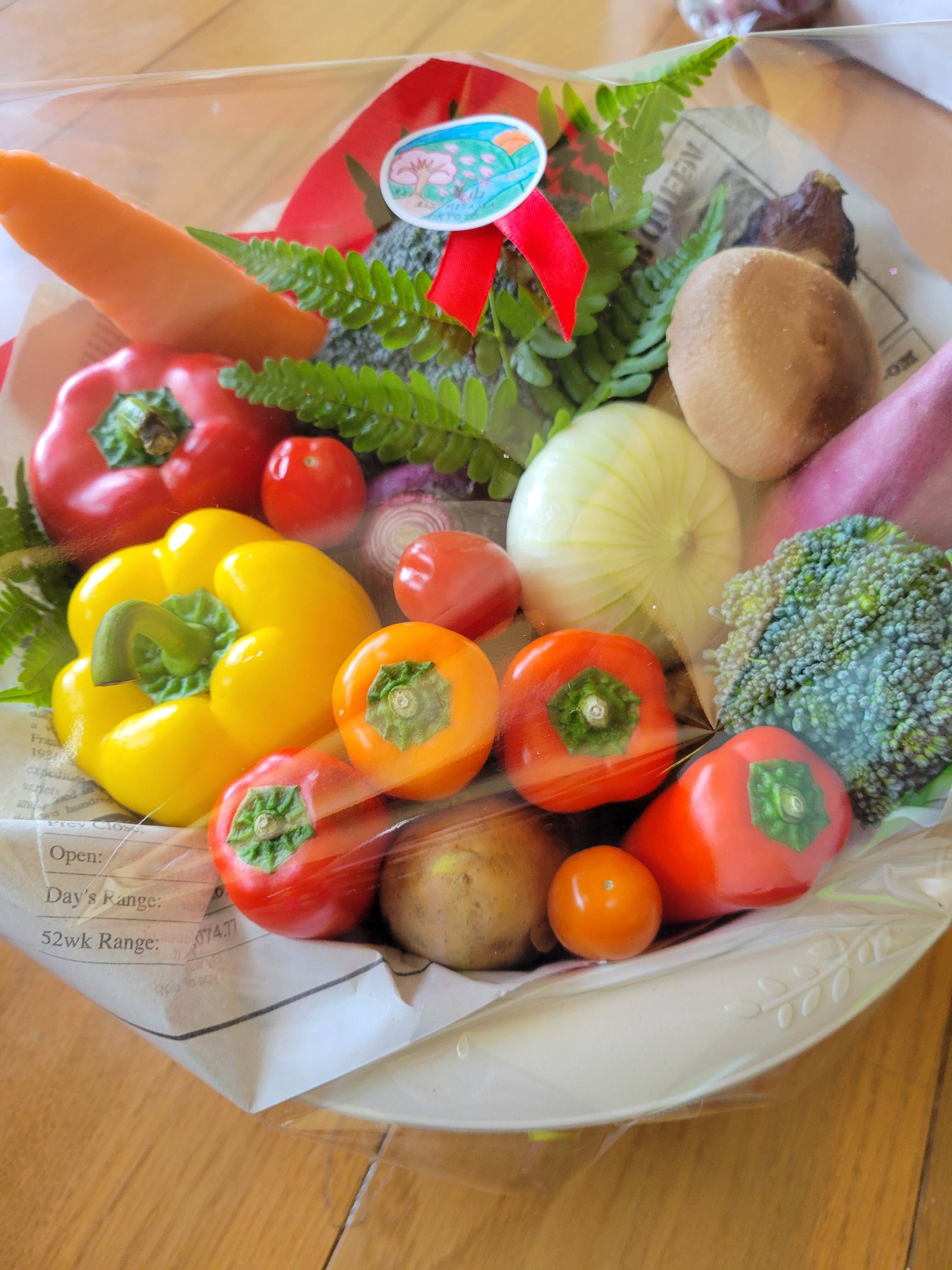 🍅🥒京野菜ブーケ💐【大切な方へ◎野菜セット】：京都府産の野菜