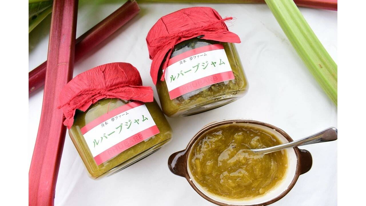 ルバーブジャム 190g 2本 保存料無添加 栽培期間中農薬不使用 茨城県産の加工品 食べチョク 産地直送 産直 お取り寄せ通販 農家 漁師から旬の食材を直送