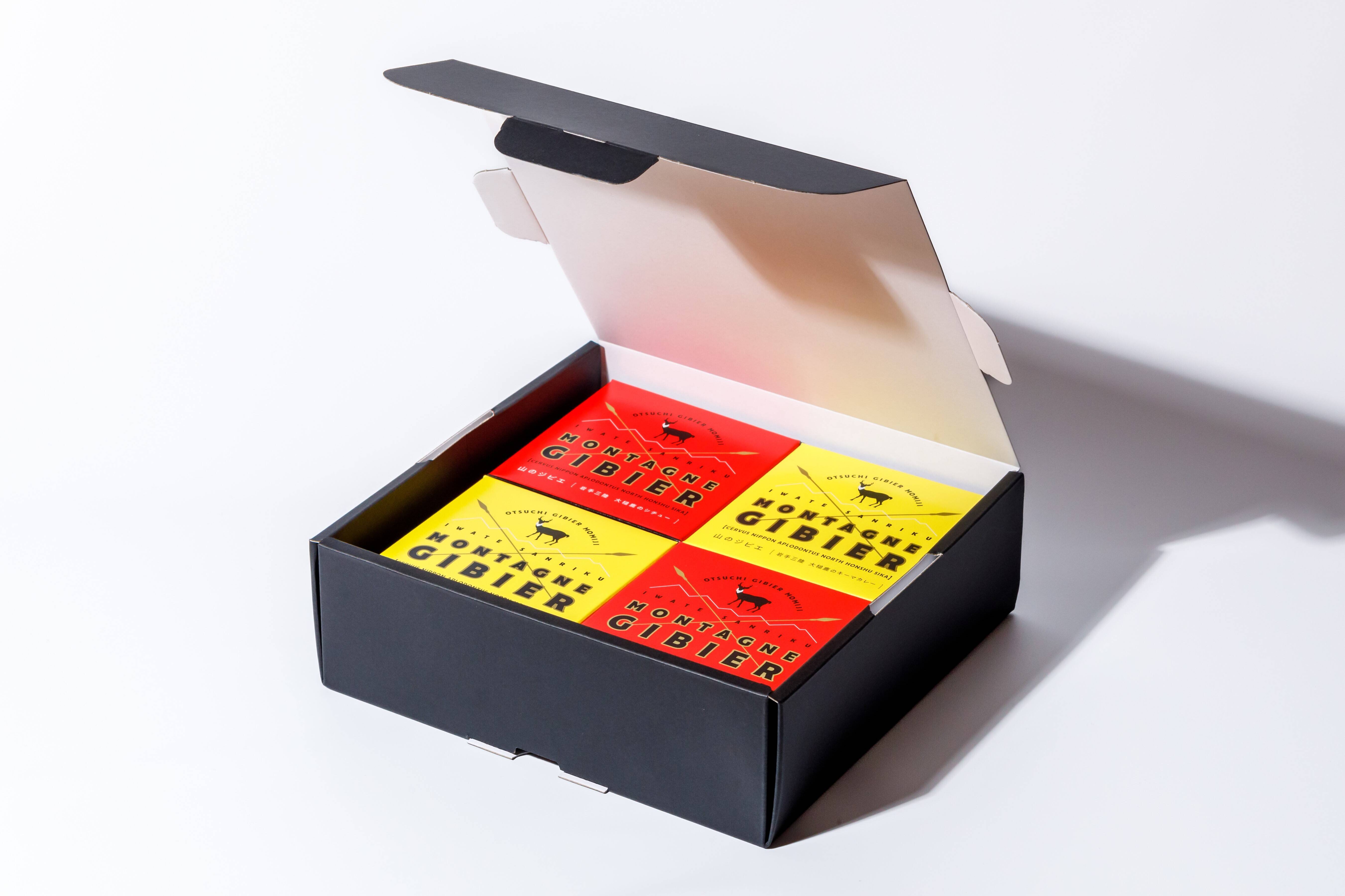 冬ギフト】鹿肉の贅沢缶詰4缶セット！シチュー缶詰2缶・キーマカレー