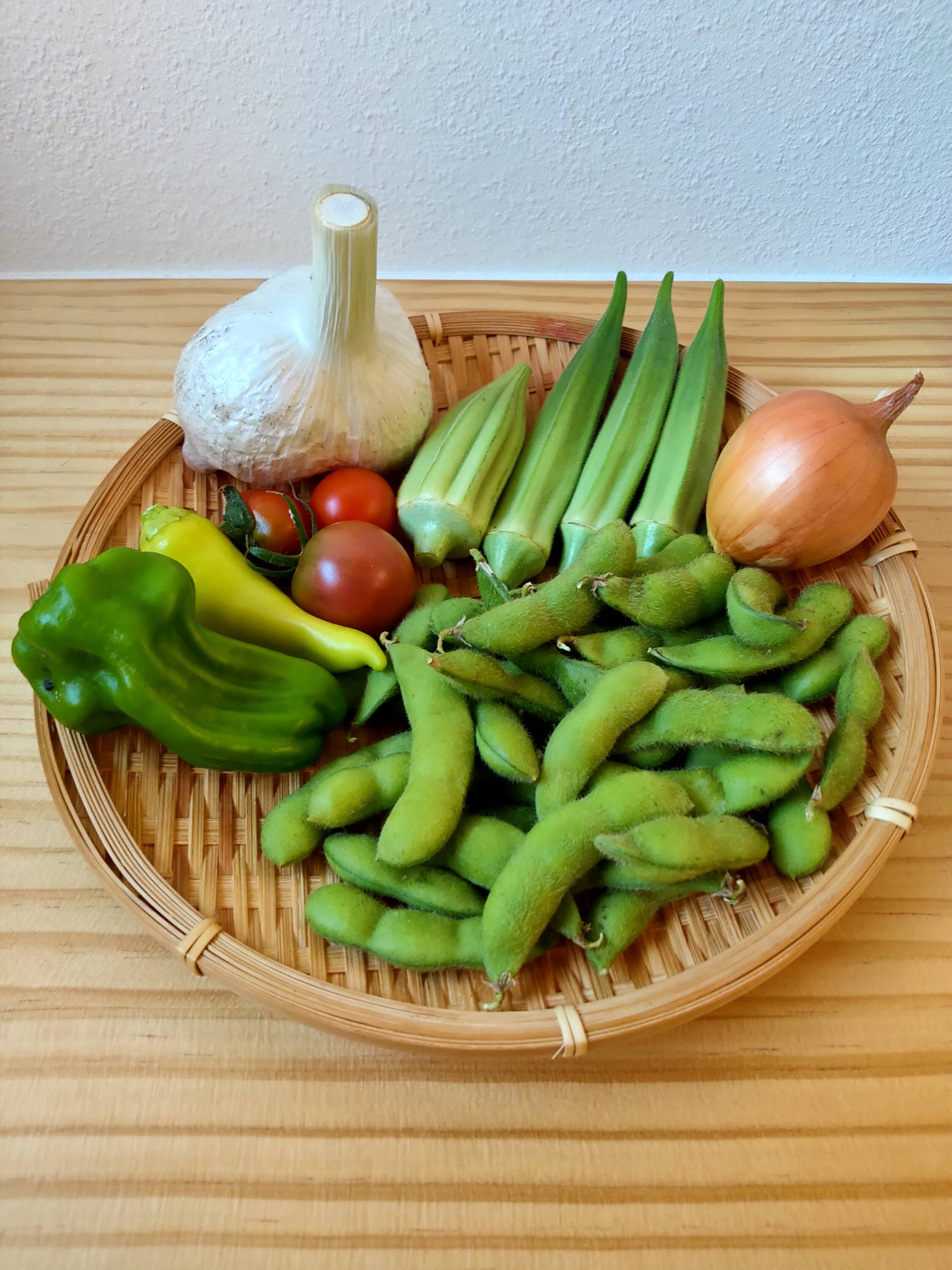 甘くて味が濃い！自然栽培の枝豆とちょこっと旬のお野菜セット